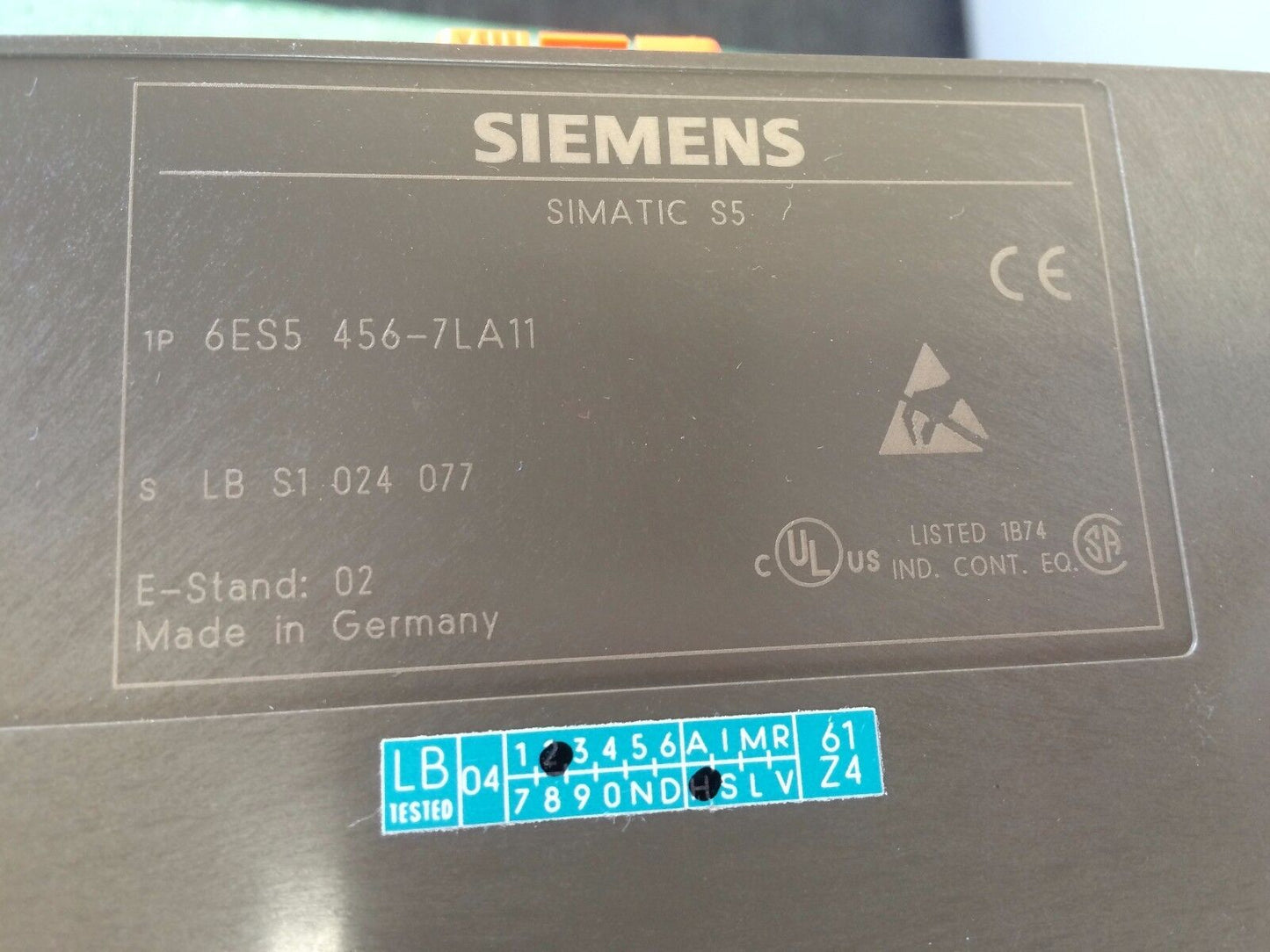 Siemens 6Es5456-7La11,6Es5-456-7La11,Module Lb S1 Digital Out 16Xac 115/230V,Cx