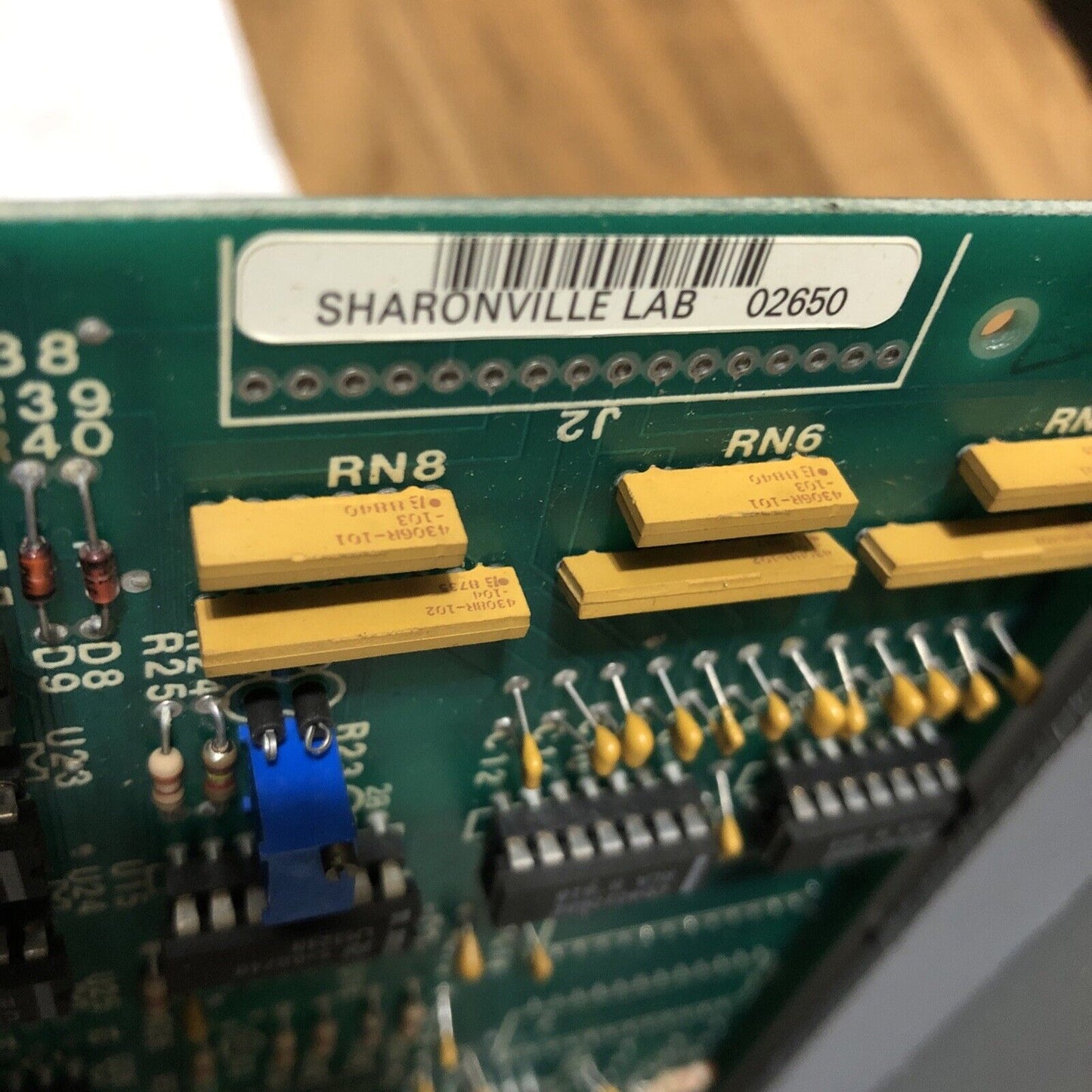 Olofsson 12-10009 3-06-89 Tool Control Board, 12-12001 Rev A Diameter,Depth,Bf