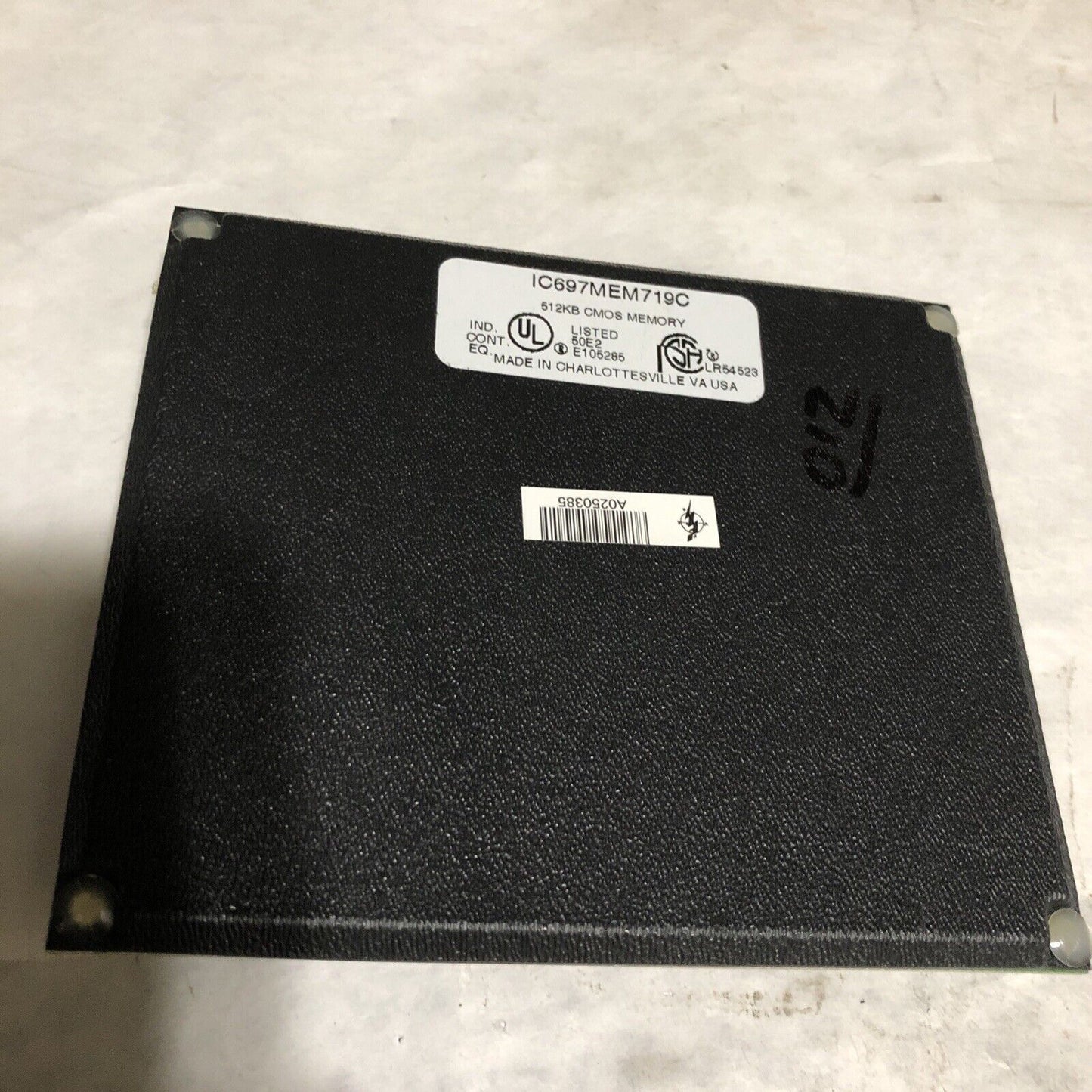 New Ge Fanuc Expansion Ram, 512K Bytes, Cmos Ic697mem719c,Cmsc1,Bd