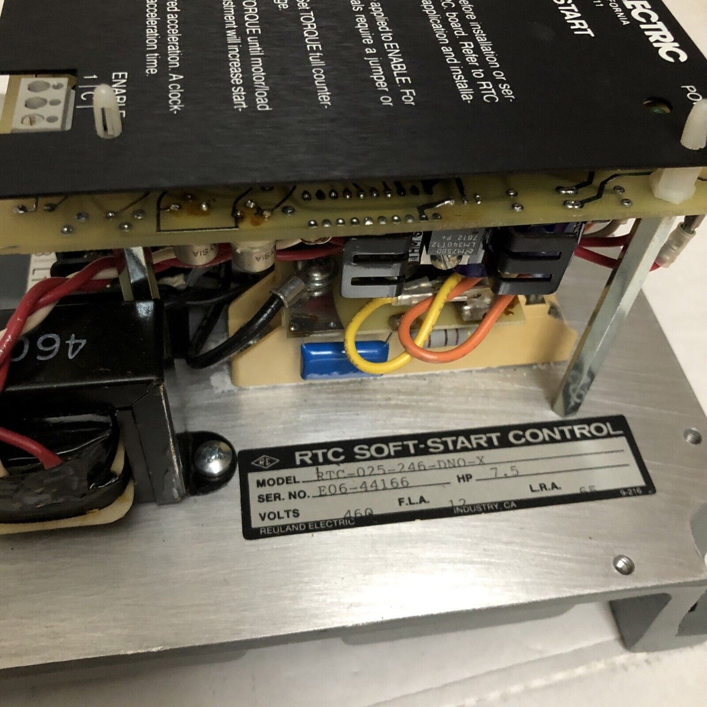 Reuland Electric Rtc Rtc-025-246-Dn0-X Soft Start Control,Rtc-025-246-Dno-X,Cy