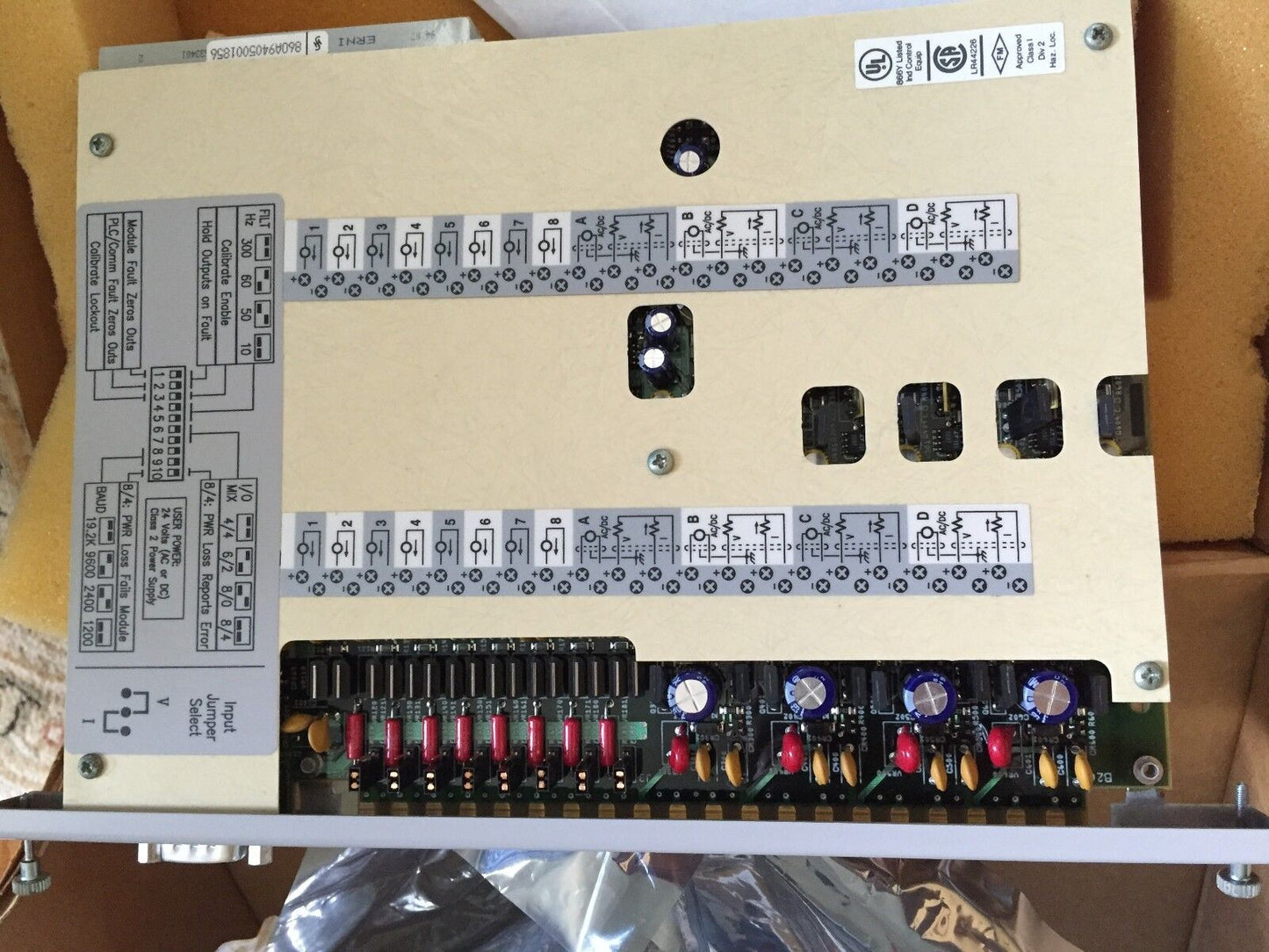 New Siemens 505-7012 I/O Module 8In/ 4Out Analog ,Ew