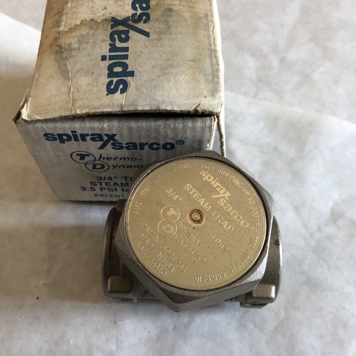 Spirax Sarco 3/4” Td52,B.M. 54531C Thermo Dynamic Steam Trap,Bl