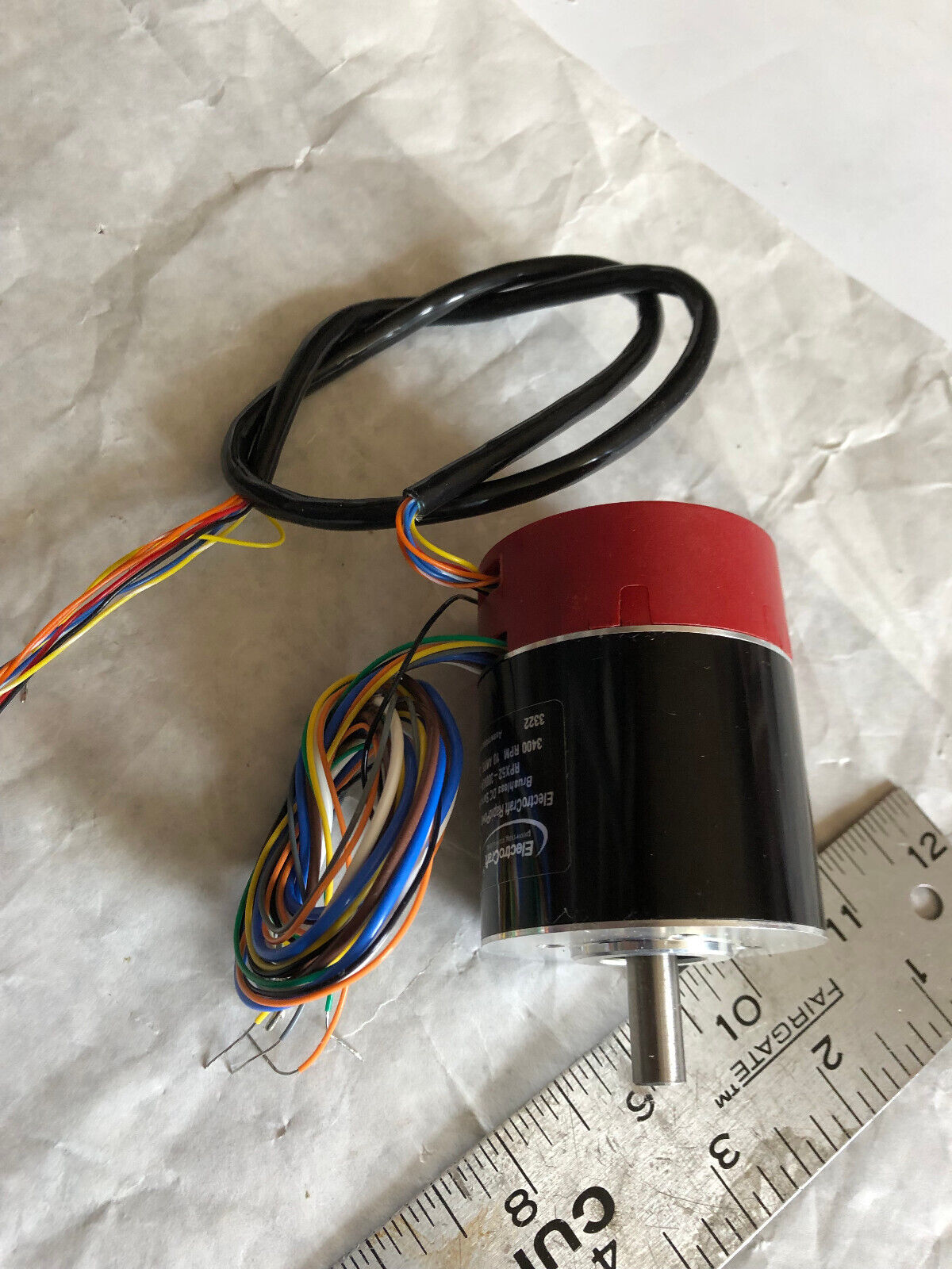 Electrocraft Rpx52-300V24-100-F Rapidpower Xtreme Brushless Dc Servo Motor,Ss