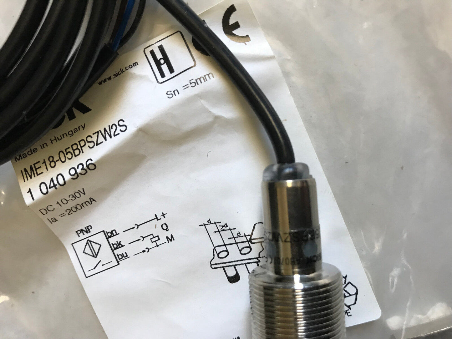 New Sick Ime18-05Bpszw2s Inductive Proximity Sensor 1 040 936,Sr