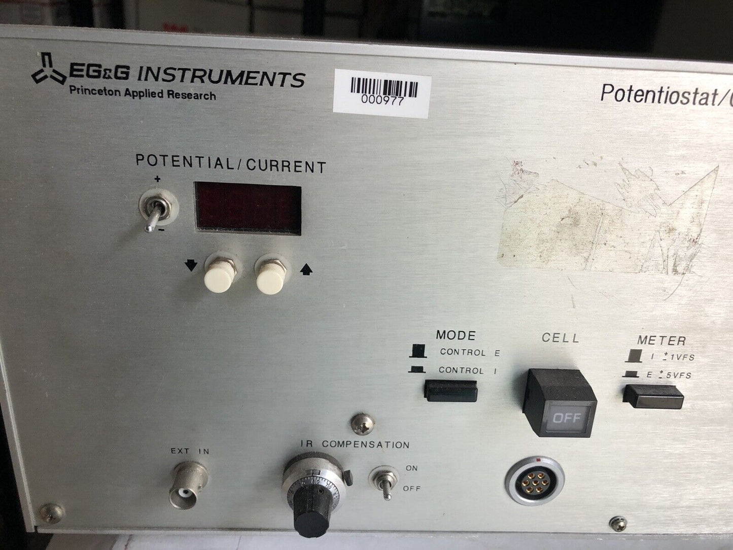 Eg&G Parc 363 Instrument Model 363 Potentiostat,Galvanostat,Princeton Applied,Tn