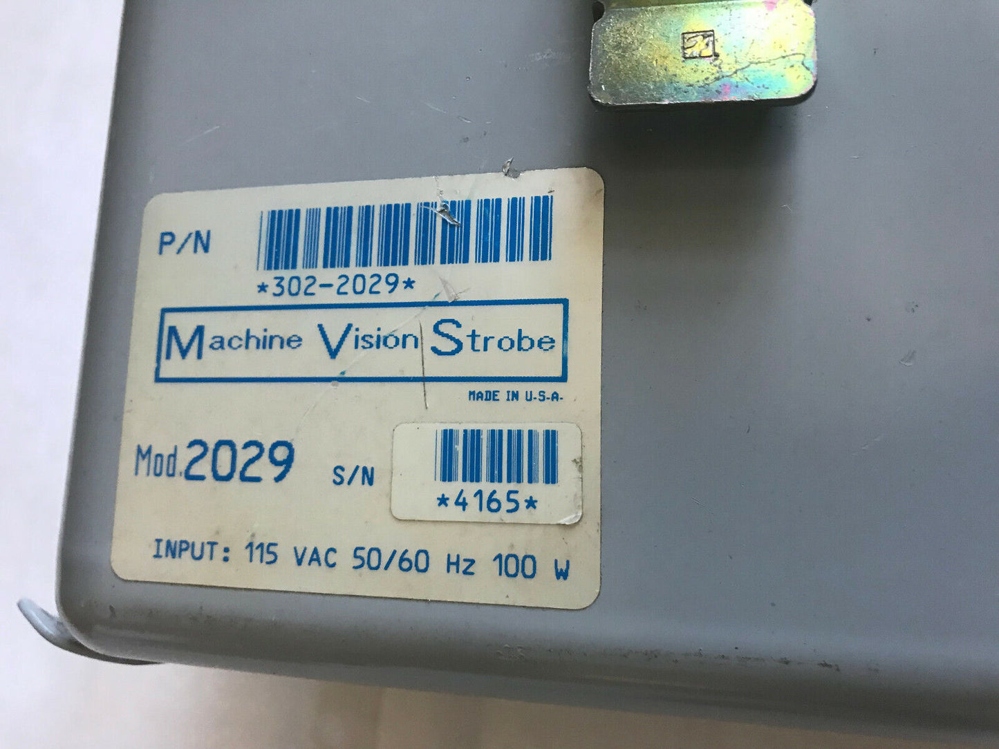 Eg & G Electro 2029 Machine Vision Strobe115v,302-2029 Pamp66000,Pa-Mp66-000,Sd