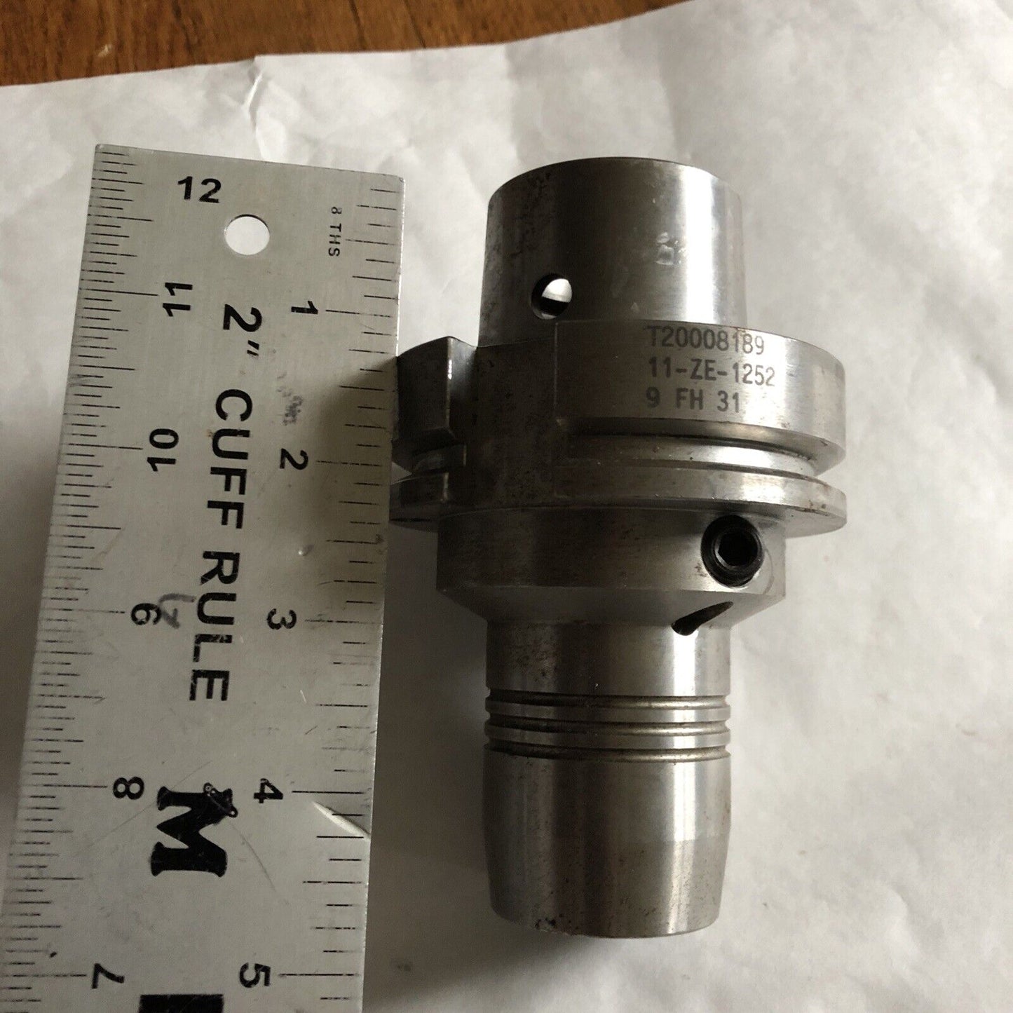 Guhring Hsk80-B/020 Hydraulic Holder Gm300,T20008189,11-Ze-1252,Hsk80b 02O,Al