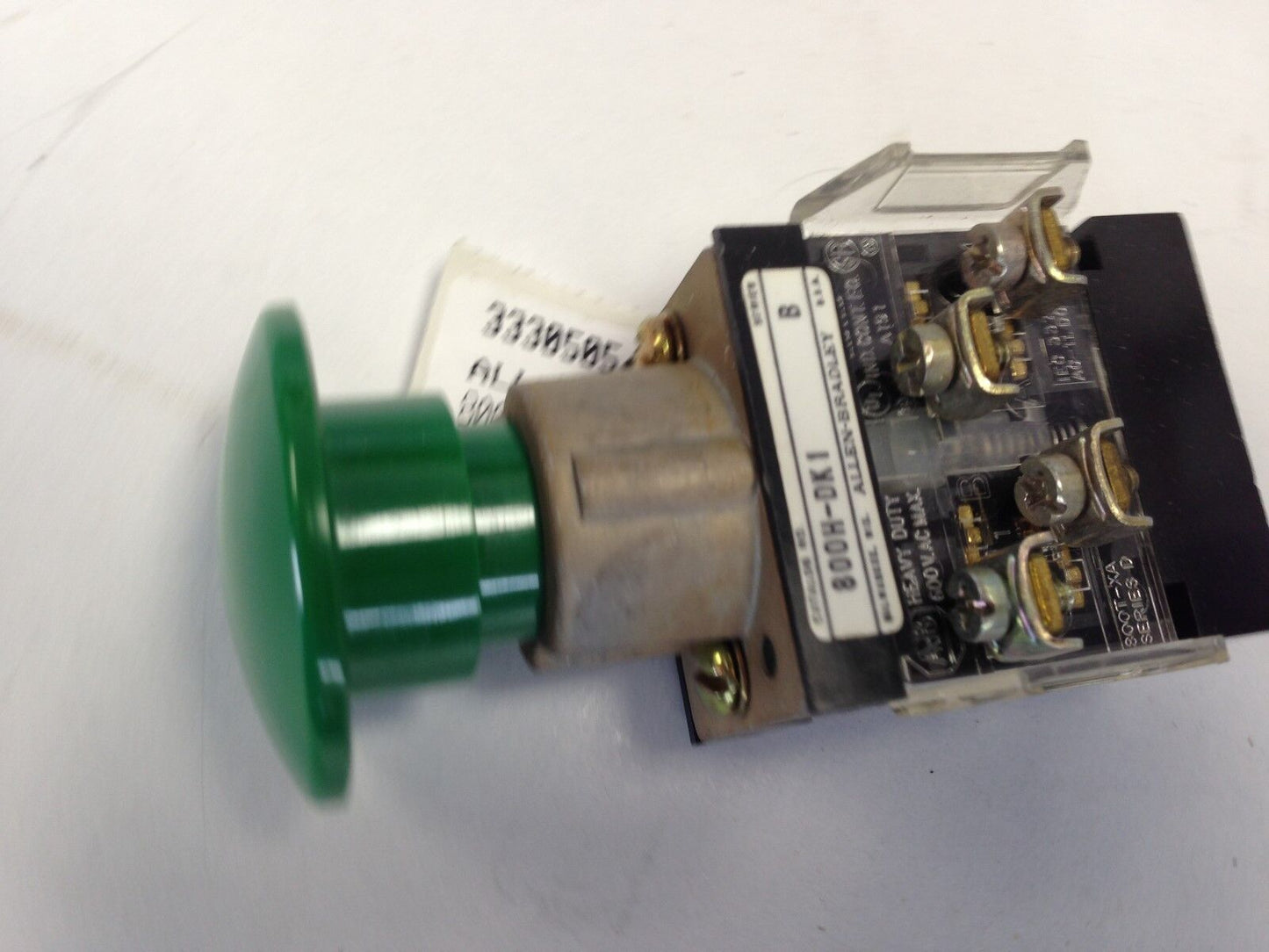 A-B 800H-Dk1 B Allen Bradley Green Switch,Pushbutton 600V Ac Max 10 Amp,Fe