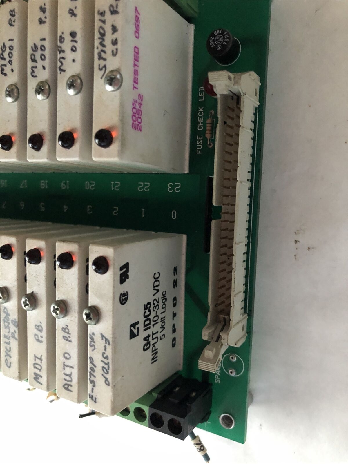 Opto 22 G4pb24, G4 Idc5 Circuit Board,Fe