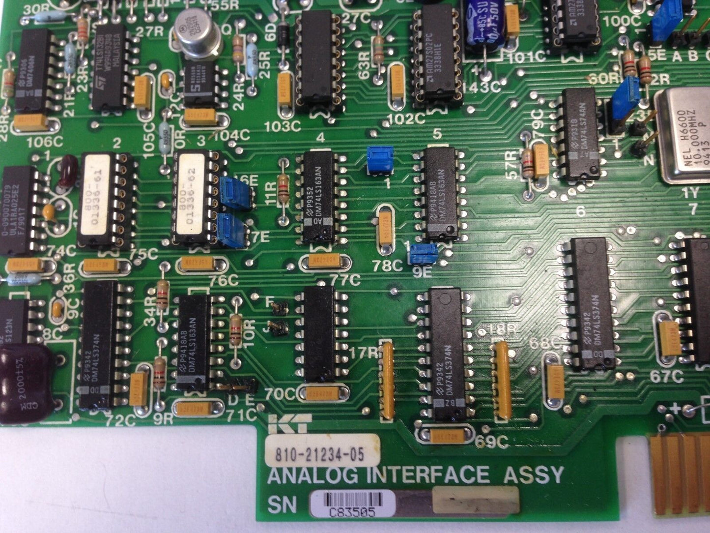 Kt Kearney & Trecker 810-21234-05,Spe-156 Analog Interface Board,Kt 1-21234,Di