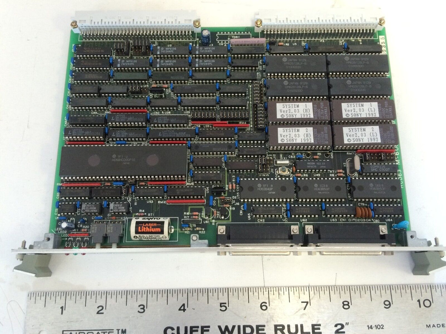 New Sony Pcb-289C Rev.B Vme Board,Sony Macro 6005,Hcd63 M-6005 ,Ed