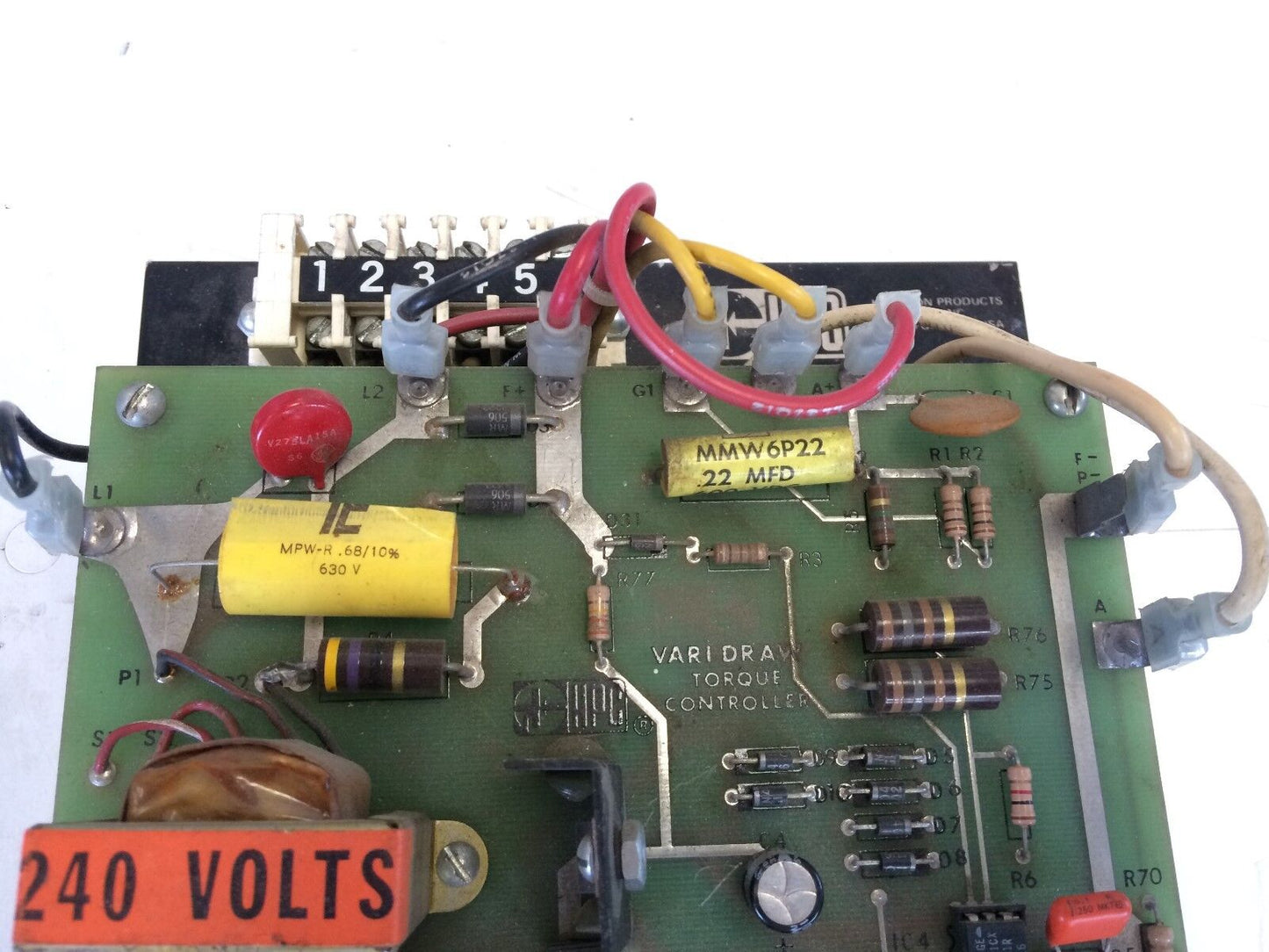 Hpc 710212 Varidraw Torque Controller, 1-Phase, 240 Vac,Fd