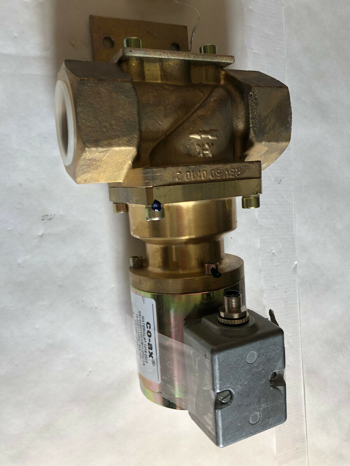 1-1/2 Npt Coax Rsv 40 Nc 19 40C111/2Dc 24A,Co-Ax Rsv402c110vvb11/2T20xb,Valve,Ex