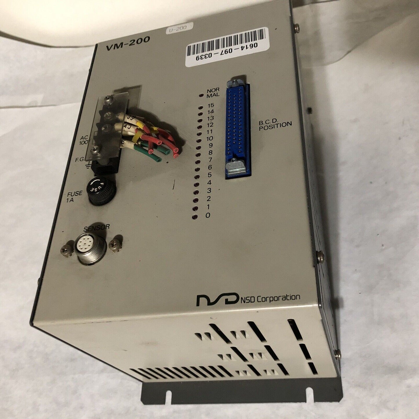 Nsd Vm-200-S50 Position Control Drive Nsd Vm-200,Mre-16Sp062,Bo,Fi
