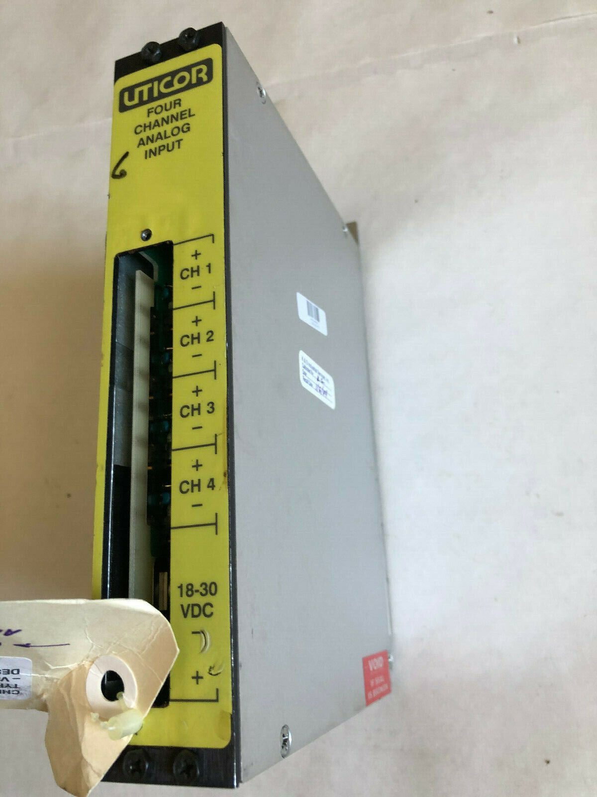 Uticor Technology 76M89 Four Channel Analog Input,Cf