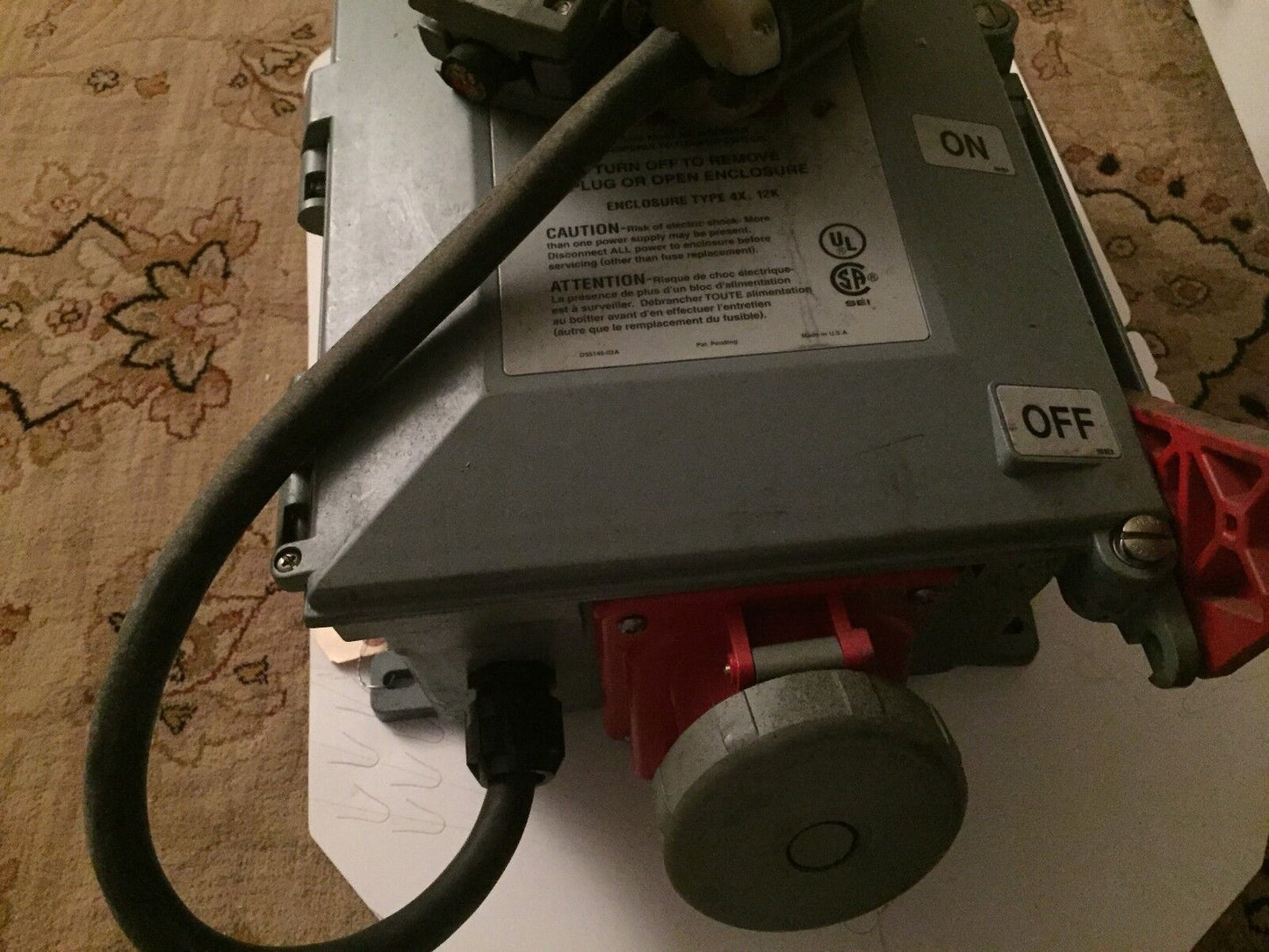 Hubbell Hbl430mif7w,Plug, Circuit Lock Pin & Sleeve Fused Interlock,Ae