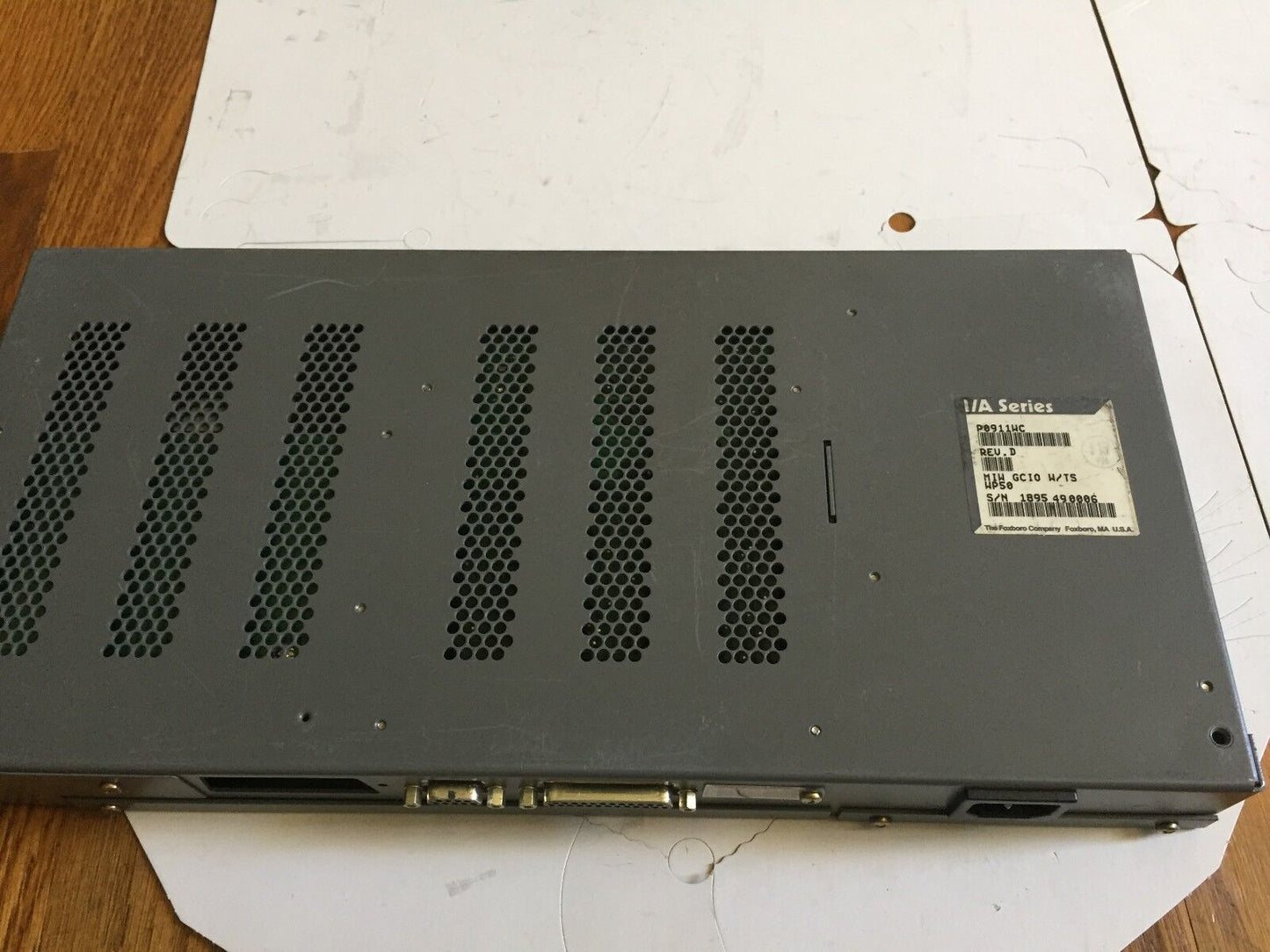 Foxboro P0911wc I/A Series Miwn Gcio W/Ts Wp50,Ag100vk,Module I.D.,Rs423,Bd
