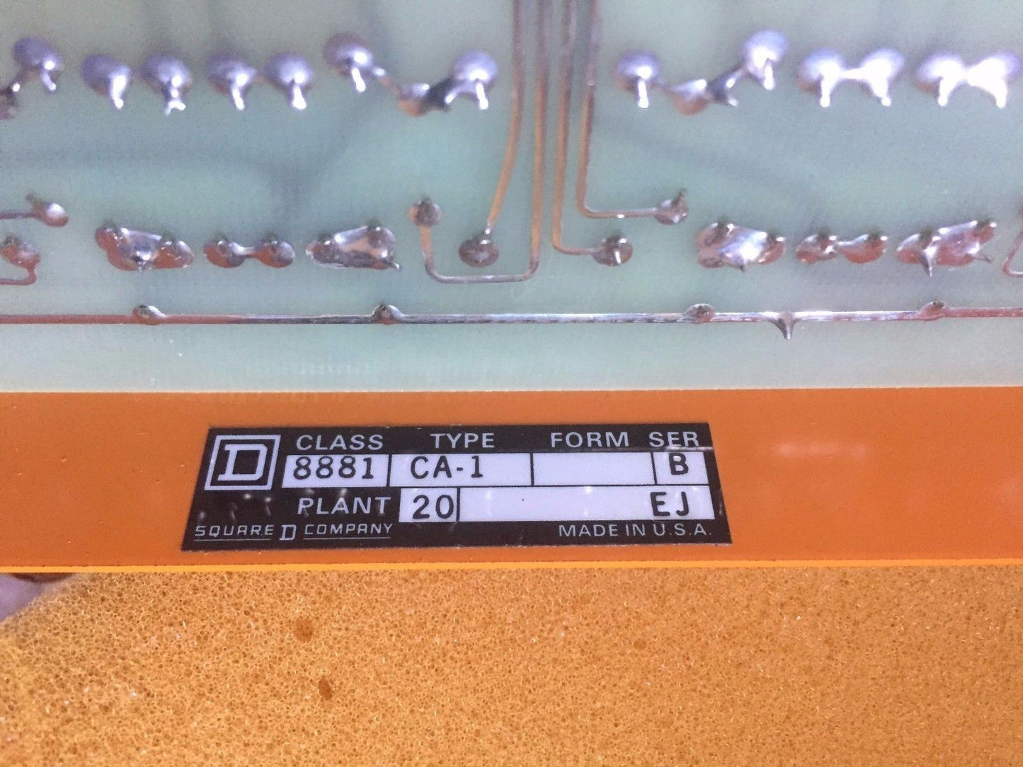 New Square-D 8881 Ca-1,C30585-03001 Input Address Card Square-D 8881 Ca-1,Cs