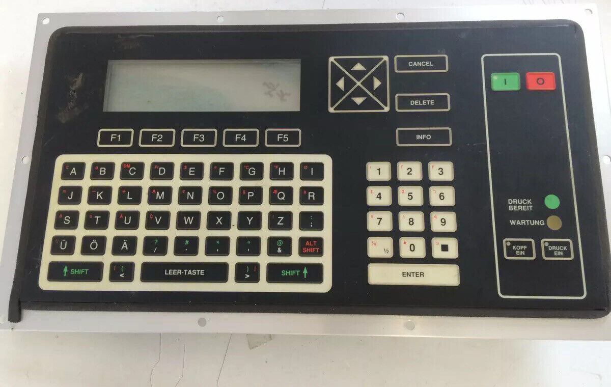 Videojet 355323-A,Cda Aid-1,Hitachi 97-44103-9 Operator Interface,En
