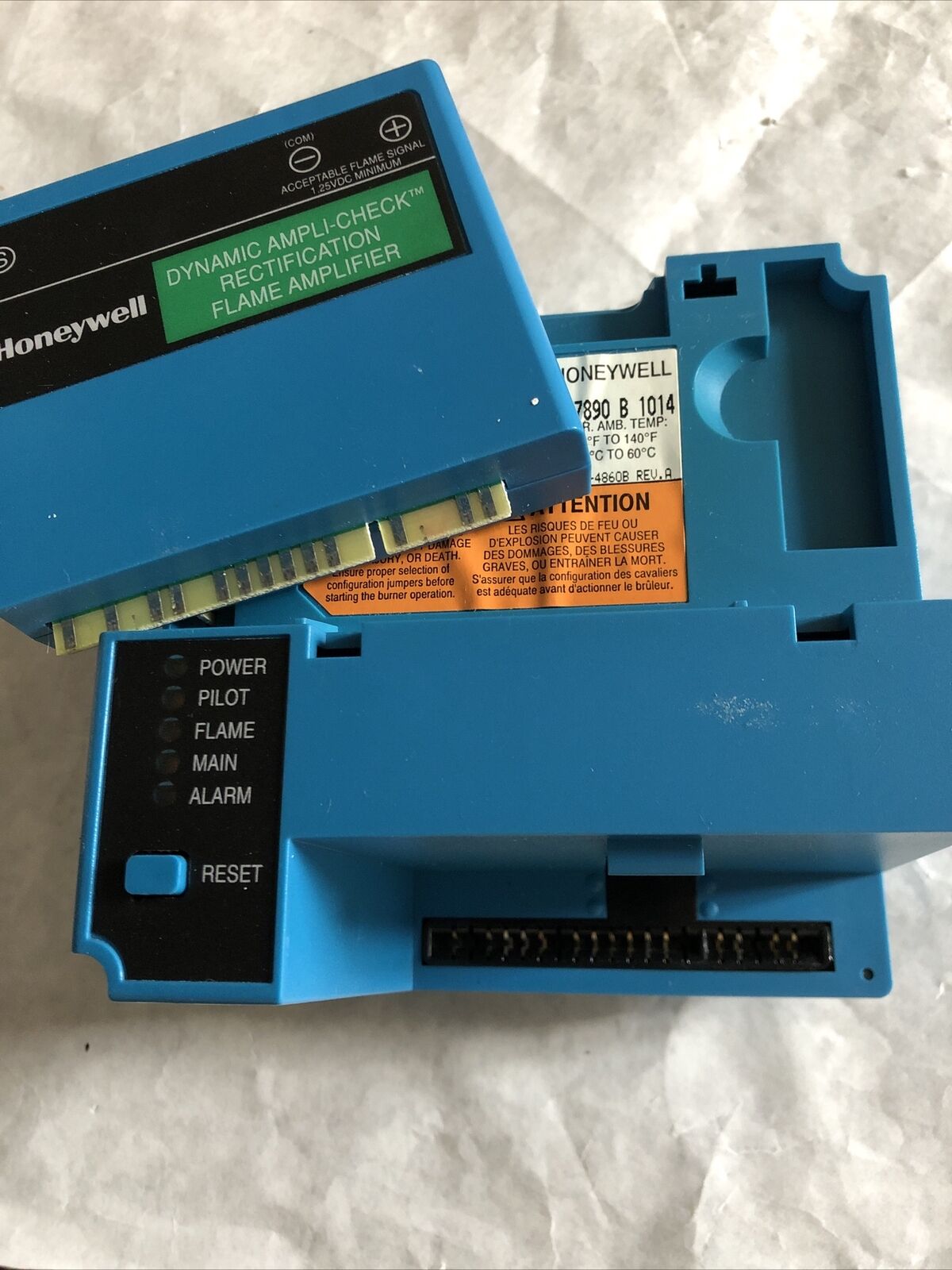 Honeywell Rm7890 B 1014,Honeywell Dynamic Self-Check Amplifier R7847c1005,Ao
