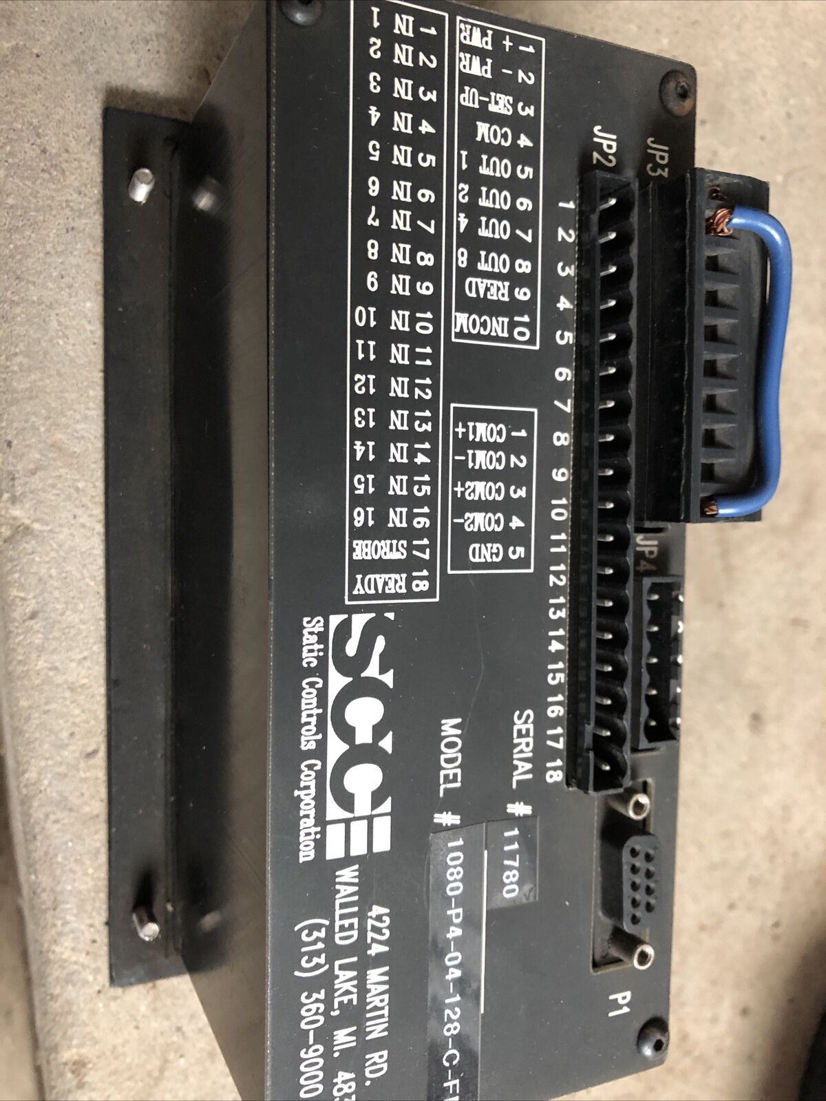 Scc 1080-P4-04-128-C-Fn,Static Control Corp 1080-P4-04-128-C-Fn Oip Monitor,Ak