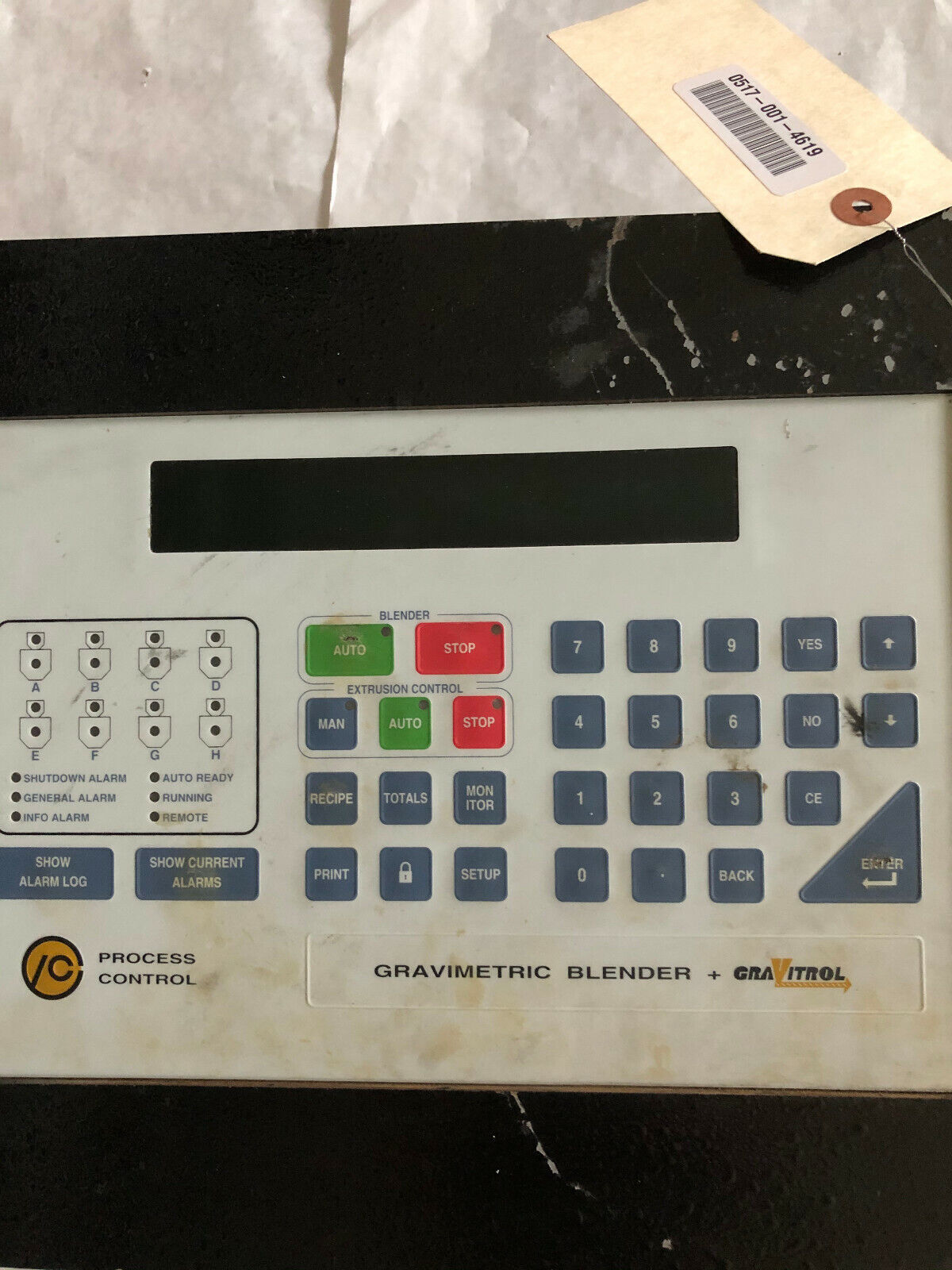 Process Control Gravimetric Blender Gravitrol Control Panel,Dc