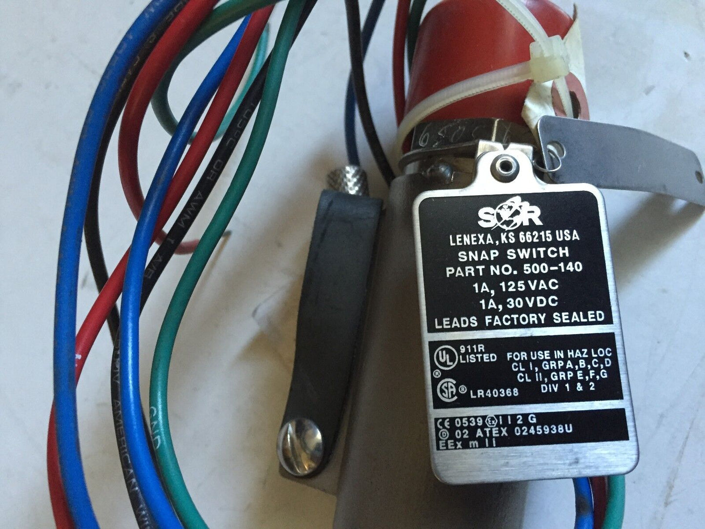 New Sor 6Ah-Jf2-N4-C1a-Rrpk Soc Pressure Switch,6Ah Jf2 N4 C1a Rrfk, 1/4" Npt,Dd
