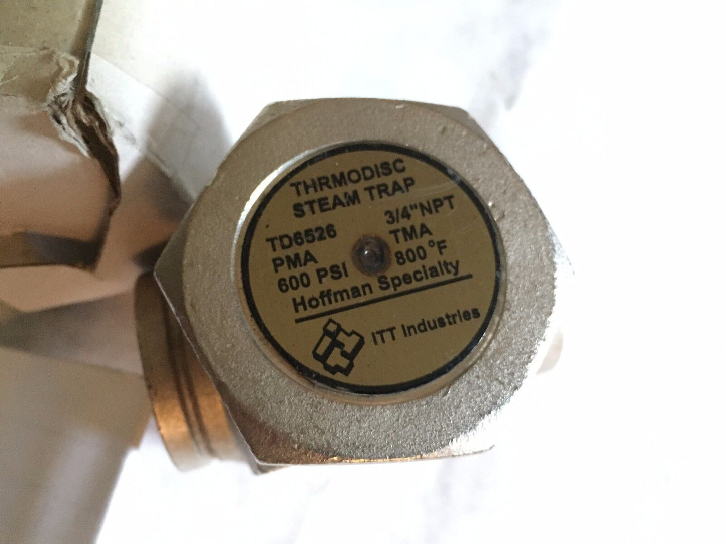 New Itt Td6526 Steam Trap 3/4" Npt,Hoffman Td6526 Thrmodisc Steam Trap,Bm,Bl,Bu