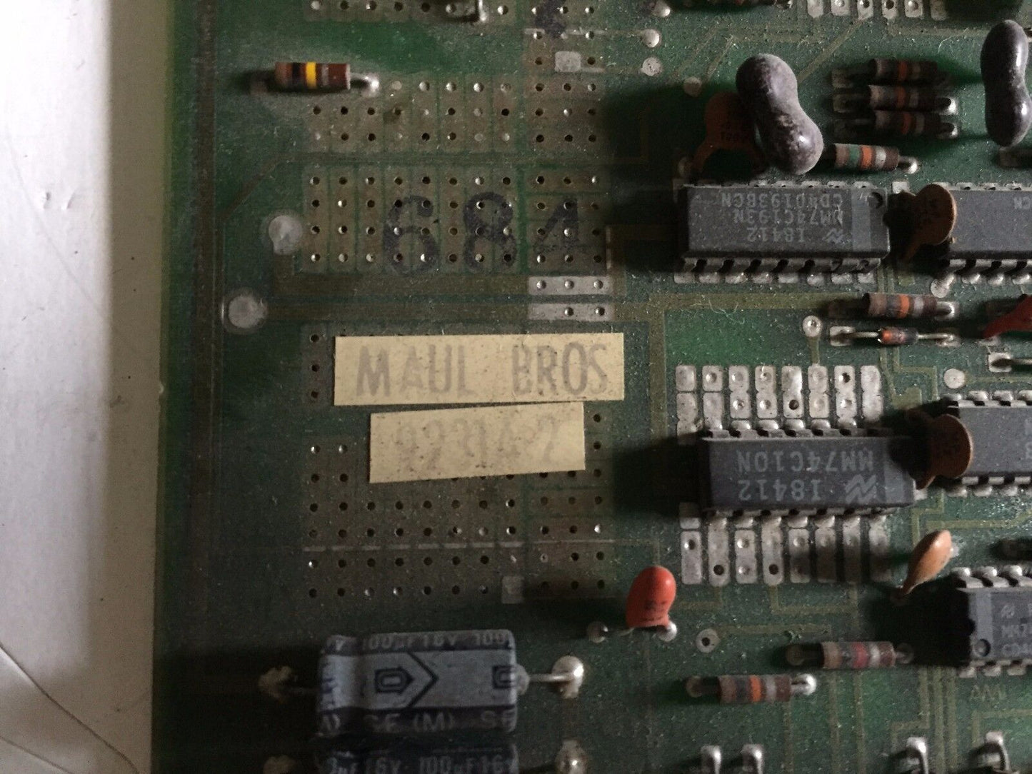 Maul Tech 134-39231-001-00,9231A-K5, Ecci,Maul Bros 9231A-2 Board,Ct