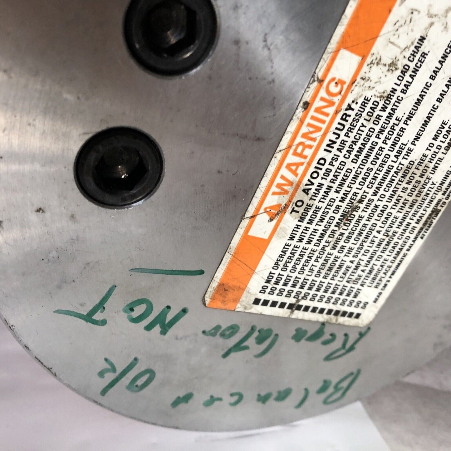 Cm 0950 Pneumatic Chain Hoist,Cm Max Balancer, 120 Lbs Load 55Kg,Bw