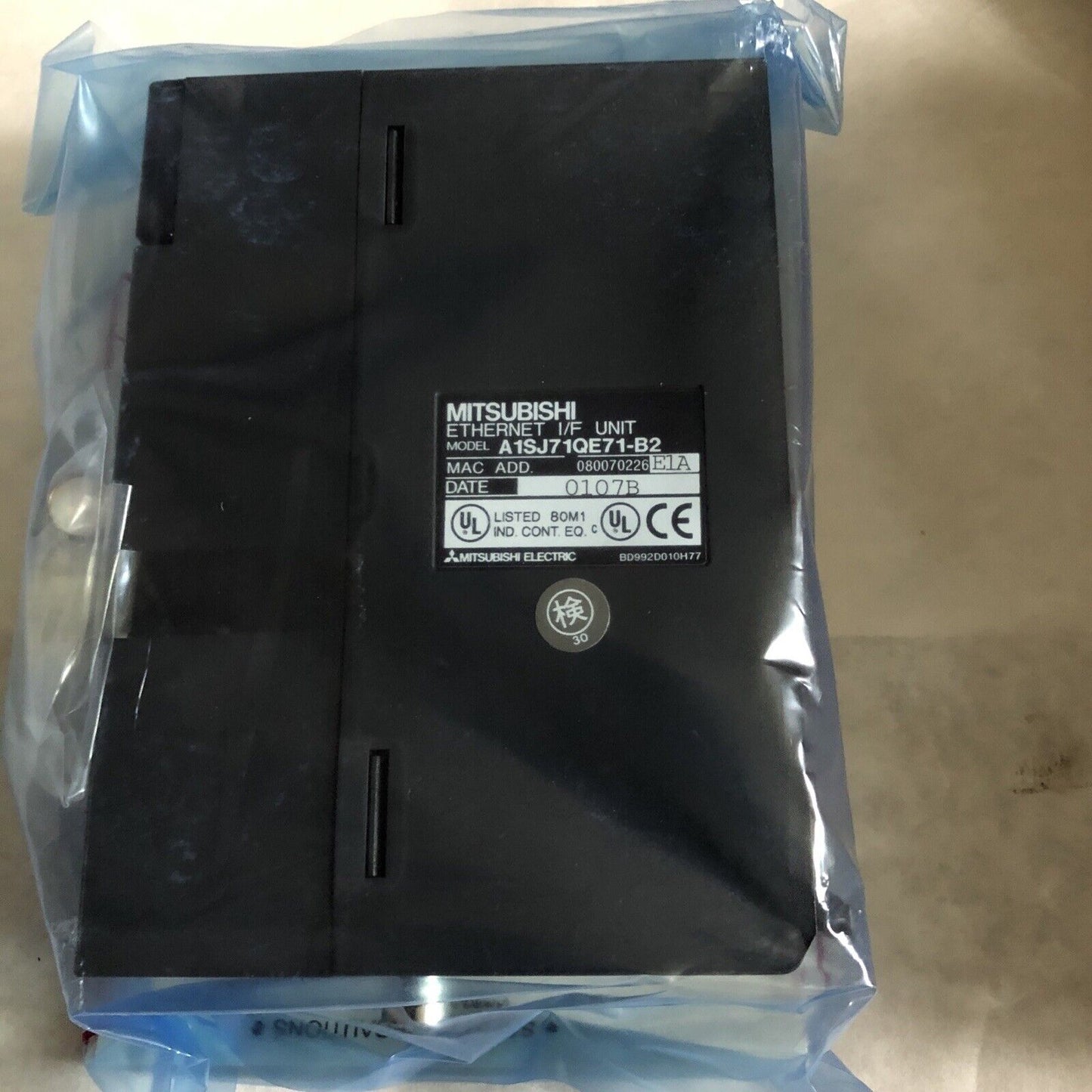 Mitsubishi A1sj71qe71-B2 Ethernet I/F Unit Module Qnas 10Base-2,A1sj71qe71-B2,Dd