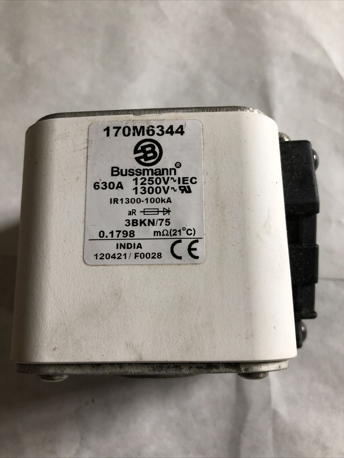 New Bussmann 170M6344 Fuse 640Amps, 640A, 1250/1200V,Bm