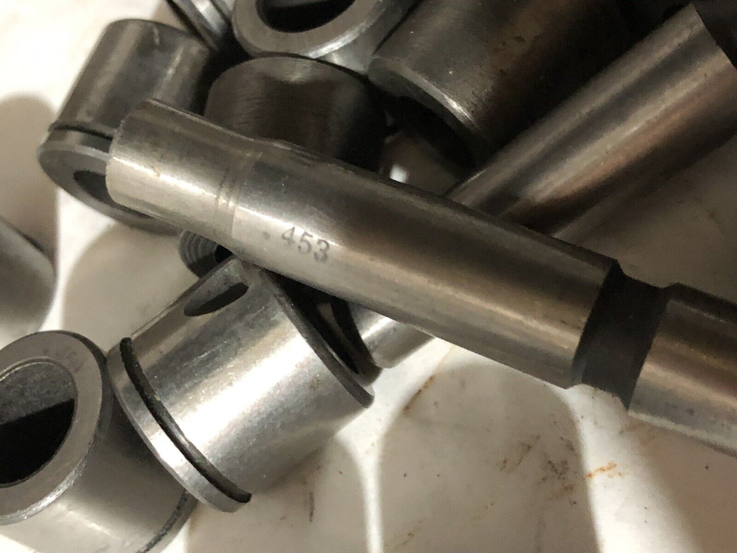 Lot 7 Pounds Strippit Round Punches & Dies,0.438,0.453,0.454,.444,438,453,464,To