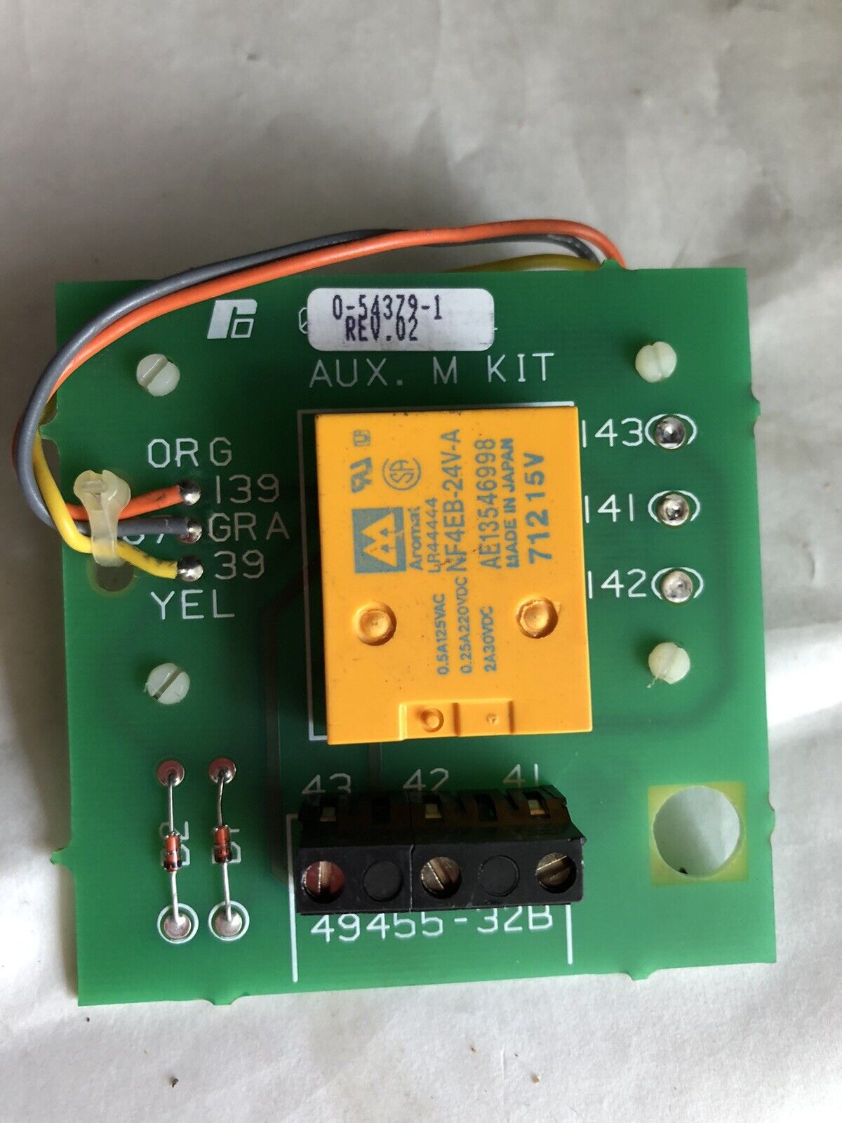 Reliance Electric 0-54379-1 Rev. 02 Auxiliary M Kit,Circuit Board 49455-32B,To
