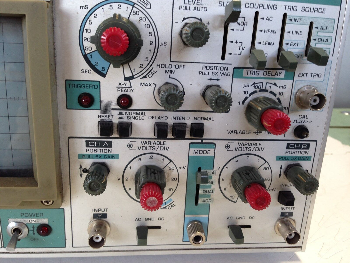 Ramsey 3500 Oscilloscope, 35 Mhz, Dual Trace,Fb