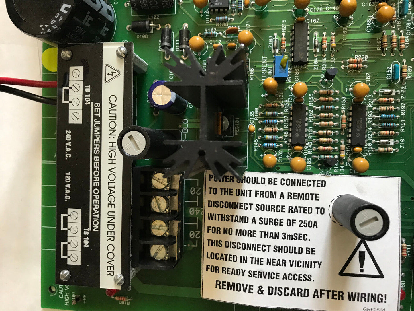 North American H6350 Power Amplifier H6350 Main Board 0401I2,Es