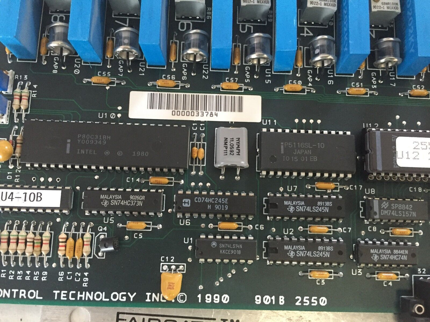 Cti 2550,Control Technology Inc. 901B 2550 Board,Isolated Analog Input 2550,Ch