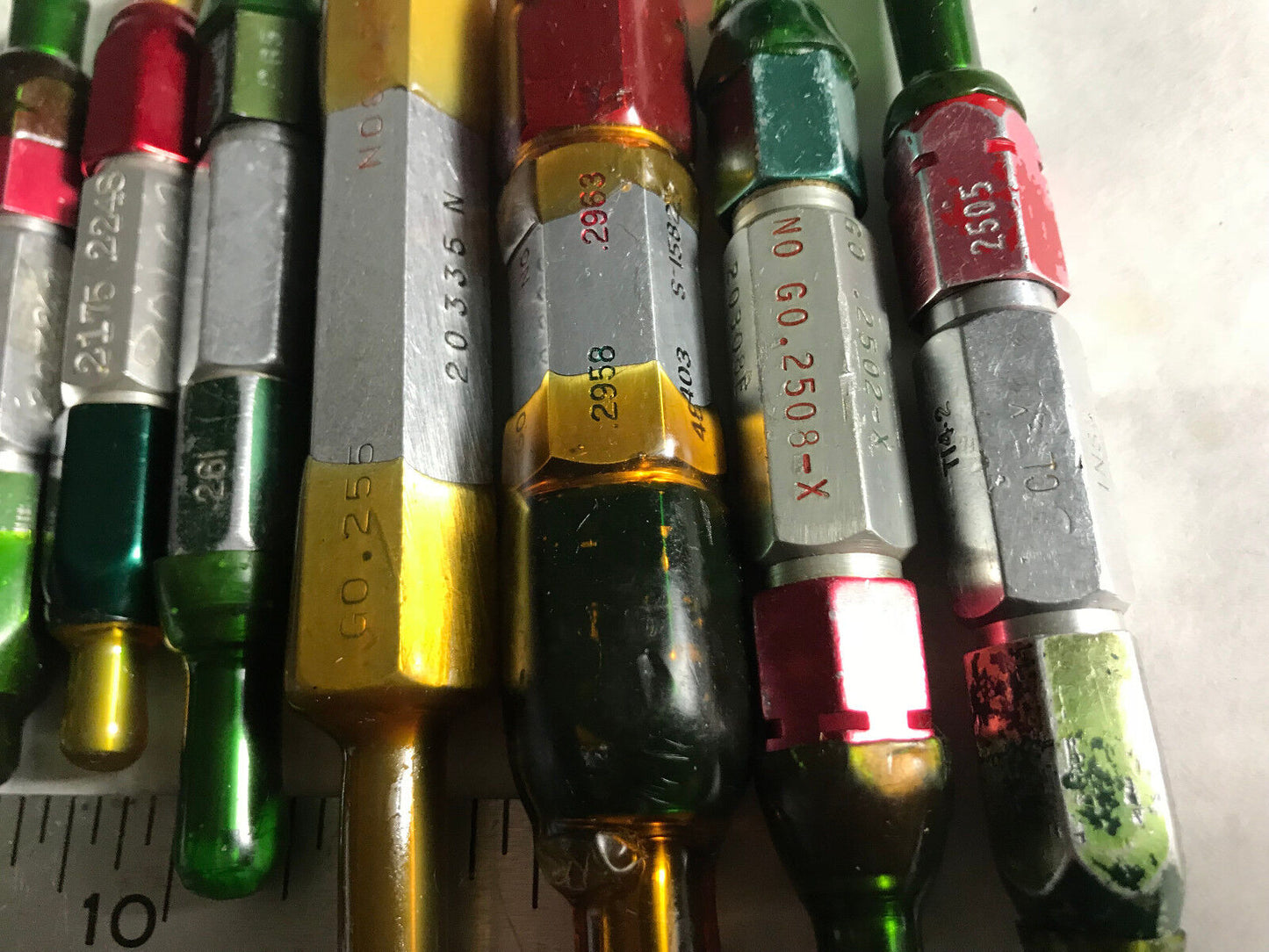 Lot Plug Gage Go Nogo Van Keuren .2450,2600,250,2958,2502,2777,2300,2505,190,Es