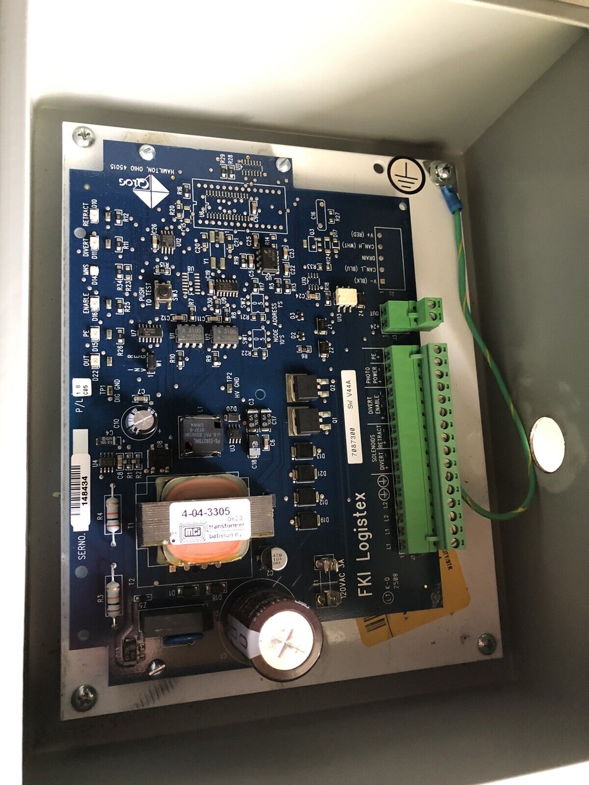 Fki Logistex 7030609 7087300 Sw V44a Power Control ,P/L 1.8A C05,A1008ch,Tn