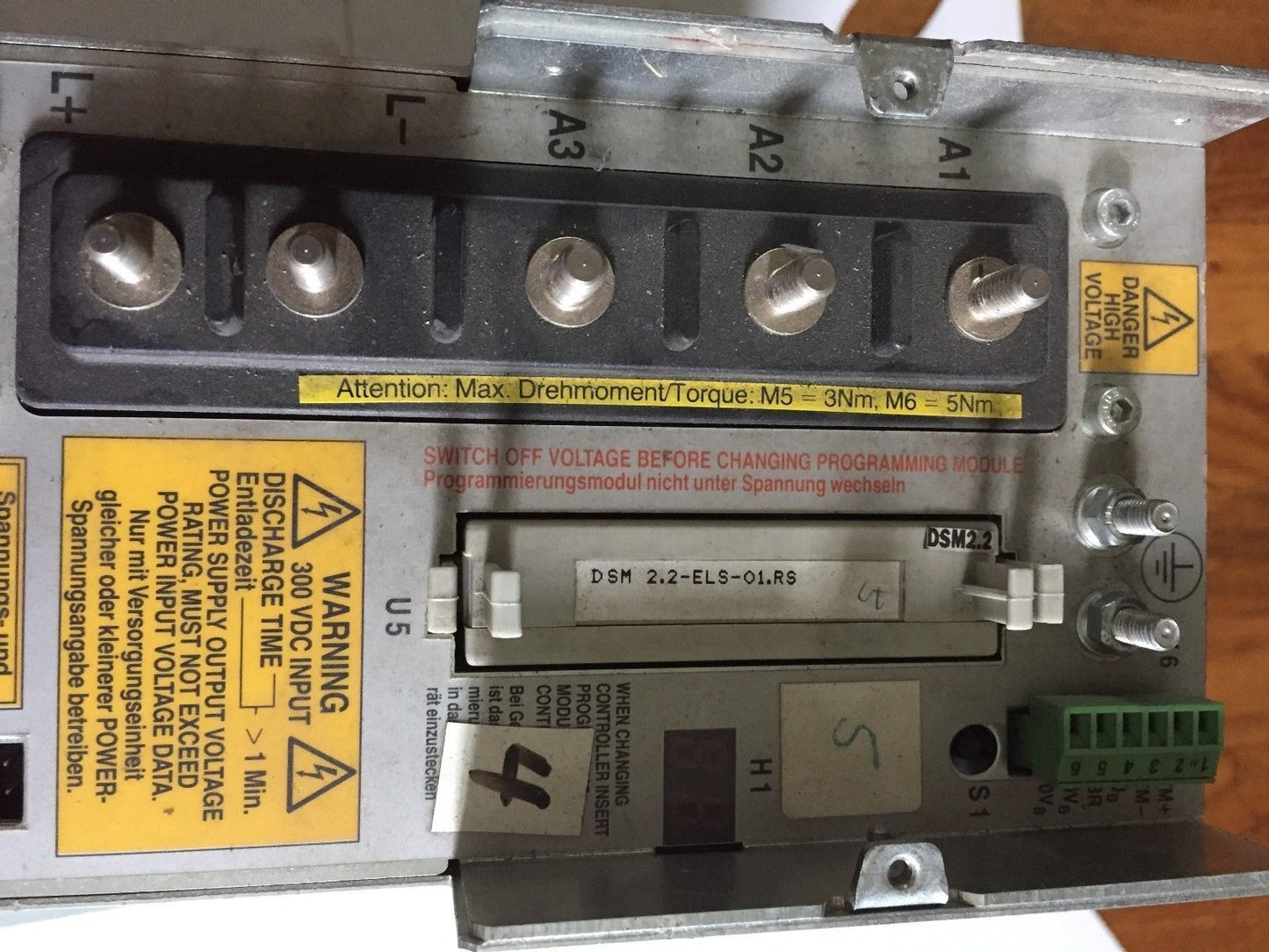 Indramat Dds 2,2-W05-B,Dds 2.2-W05-B Dds022w015be1201,Dds 02.2-W015-Be12,15A,Bd