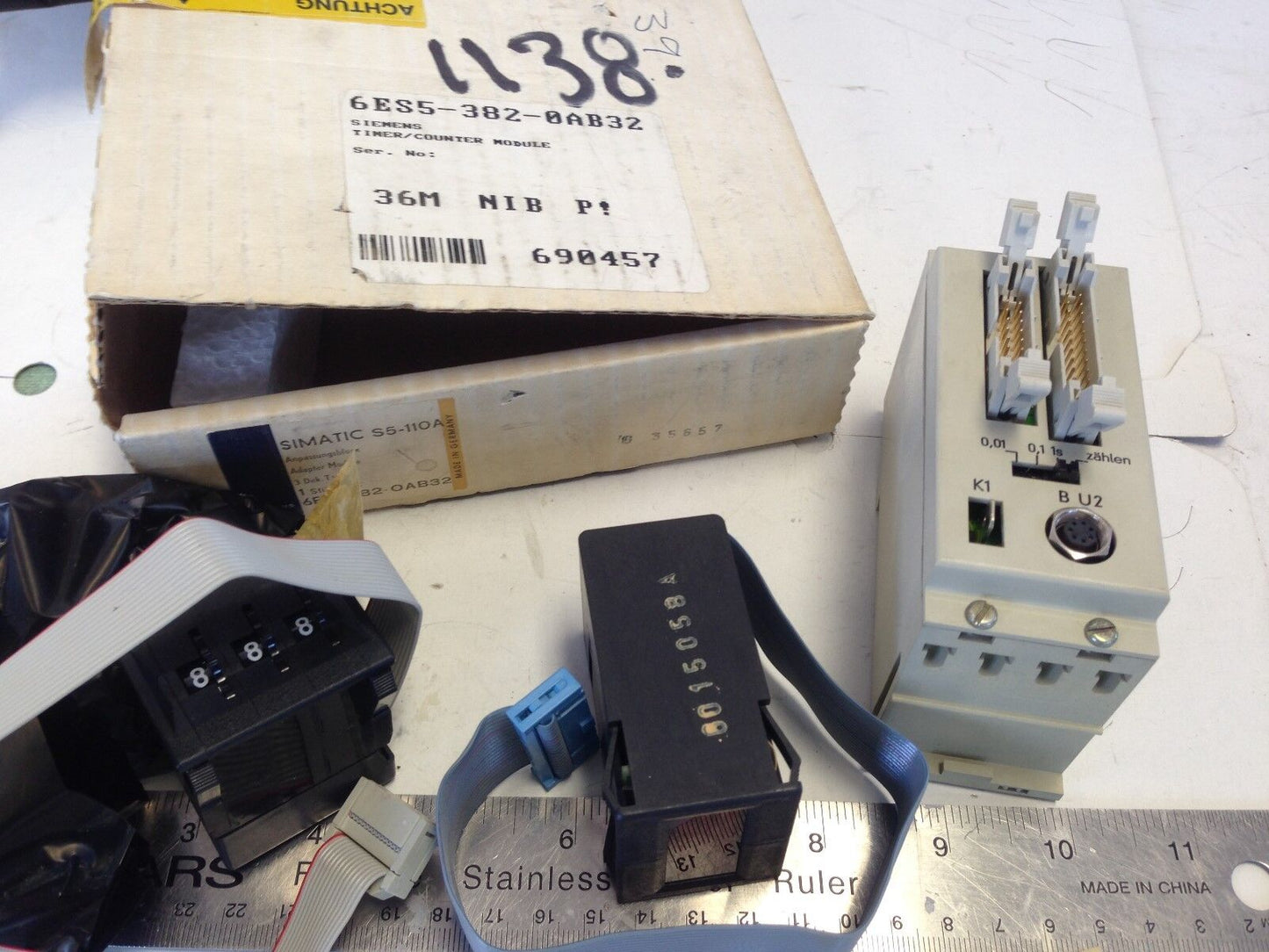 New Siemens 6Es5-382-Oab32,6Es5-382-0Ab32,S5-110A,6055095A,6065130 Module,Fl,Ag