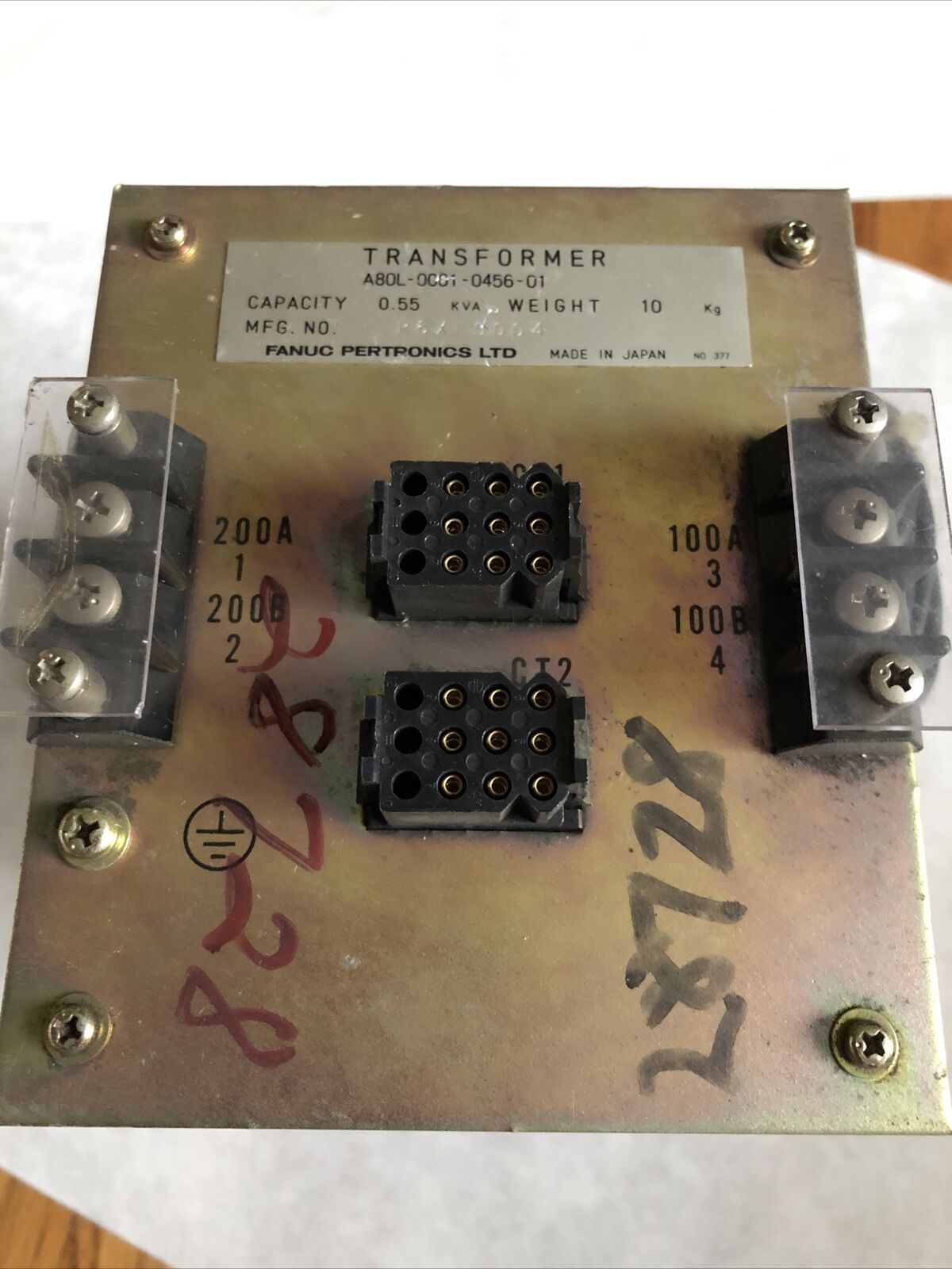 New Fanuc A80l-0001-0456-01 Transformer,0.55 Kva,10Kg,Line Reactor T1 S4c ,Ew