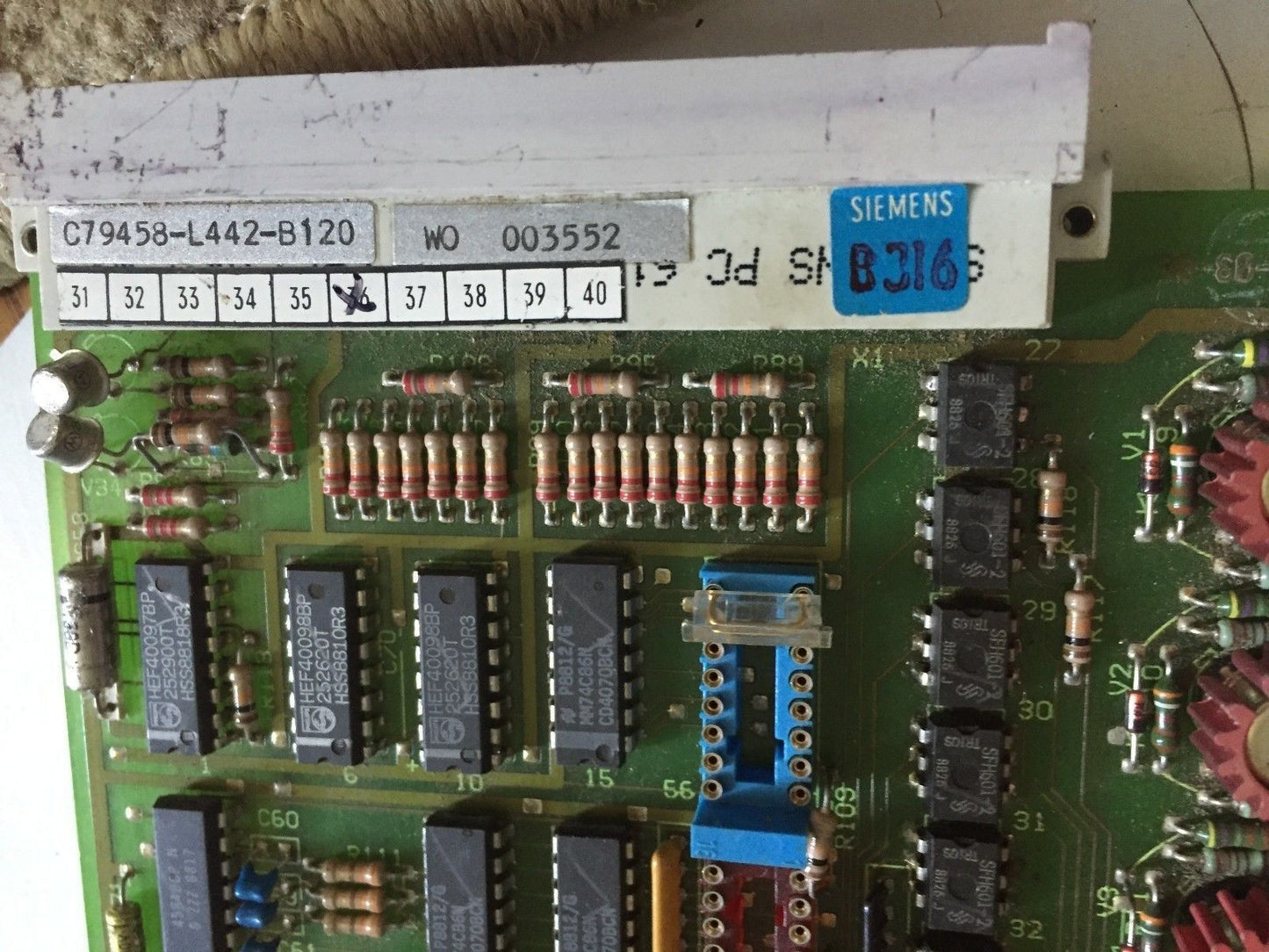 Siemens 6Ds1702-8Aa Output C79458-L442-B120 Analog Teleperm,Eg