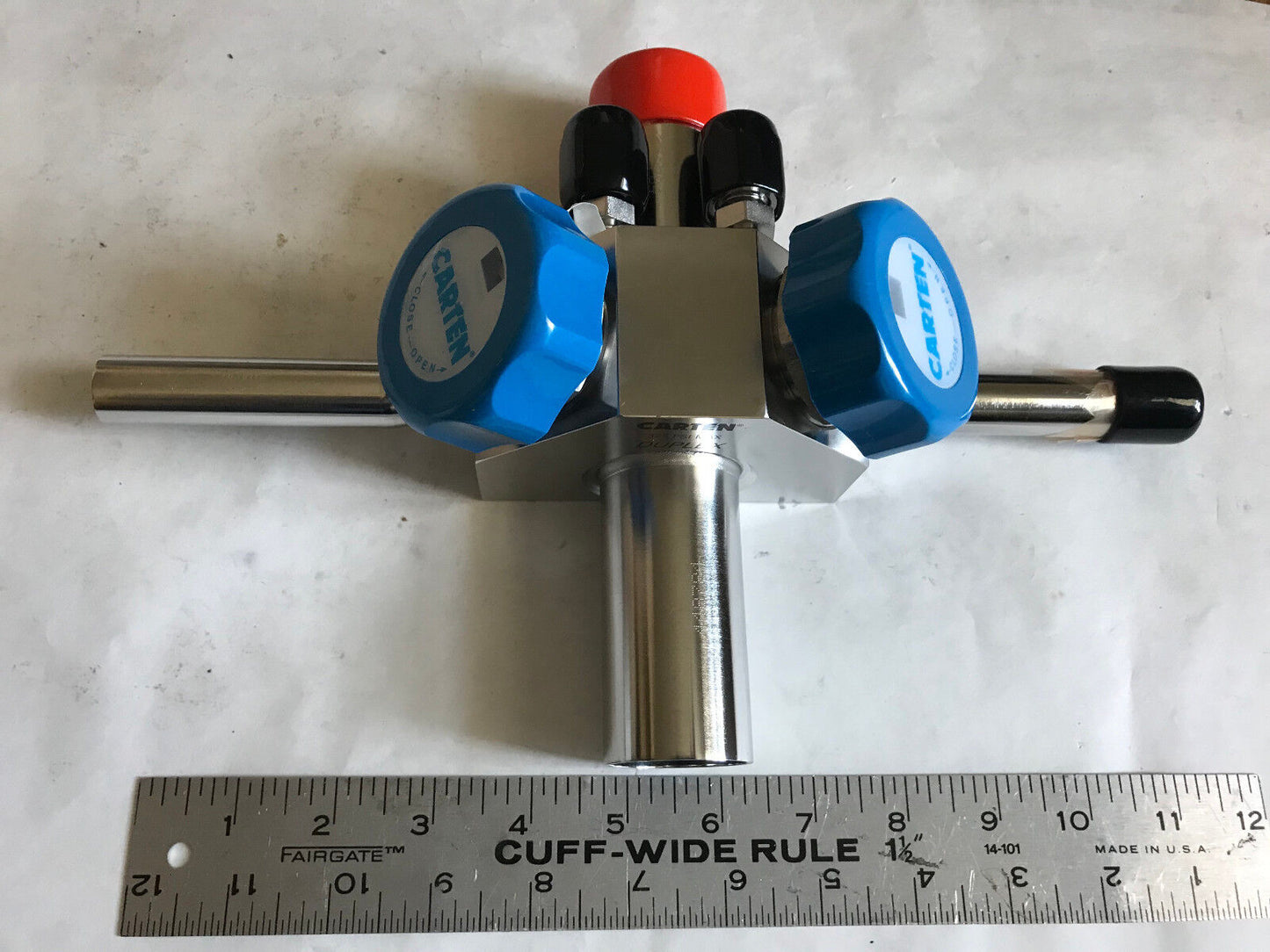 Carten 501117-01-Blu Cross-Duplex V60016 Diaphragm Valve 448784,375 Duplex,Sr