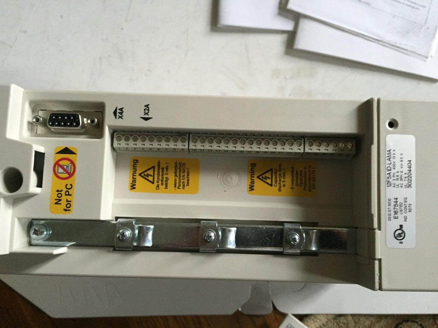 New Keb 12F5a1d-Lama Combivert F5 Drive Power 6,6Kva Ac 5.0Hp 2/4P,Dg