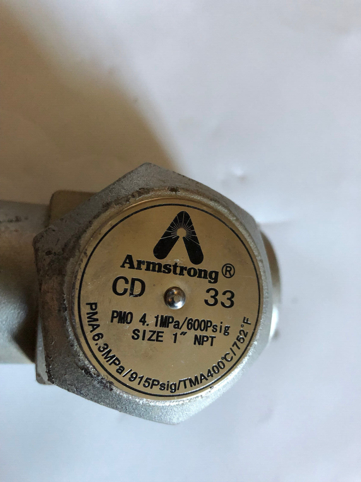 New 1" Npt Armstrong Cd 33,4.1Mpa 600Psig Disc Steam Trap,Cd 33 A743 Ca40,Bp