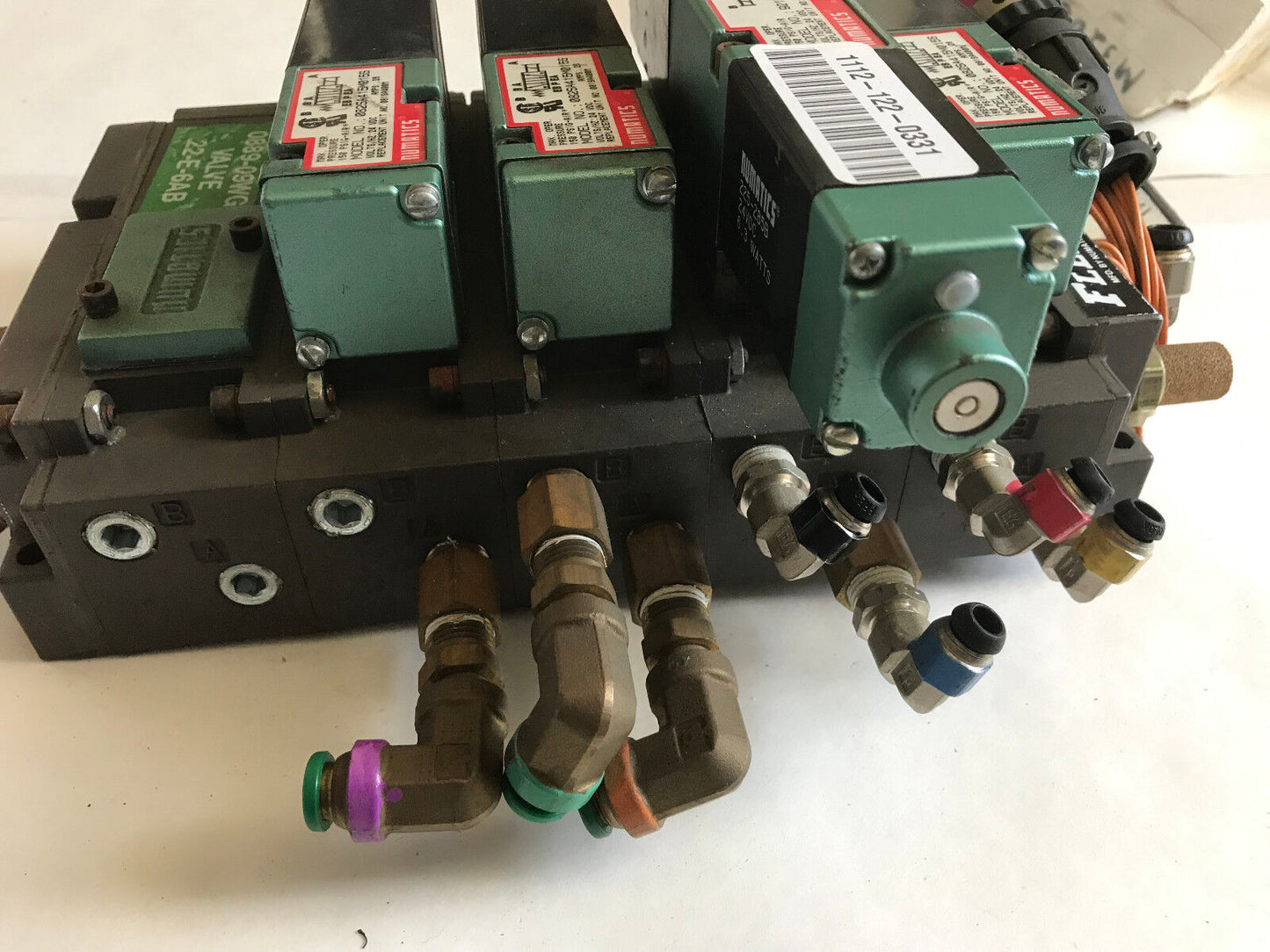 Numatics 0889-09Wg Valve 22-E-6Ab Flexiblok 225-285B Assembly,082Sa415m015s,Si