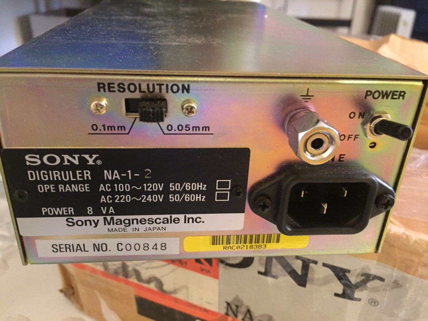Sony Digiruler Na-1-2,Na-1,100-120Vac 50/60Hz Na-1-2-100-120Ac,Sony Na-1-2-2,Fb