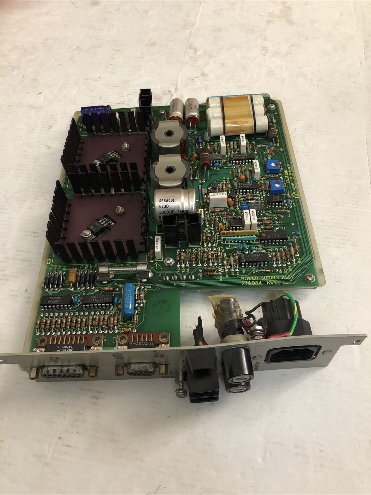 Fluke 716084 ,John Fluke 716084 Rev D Power Supply Assembly,Cs