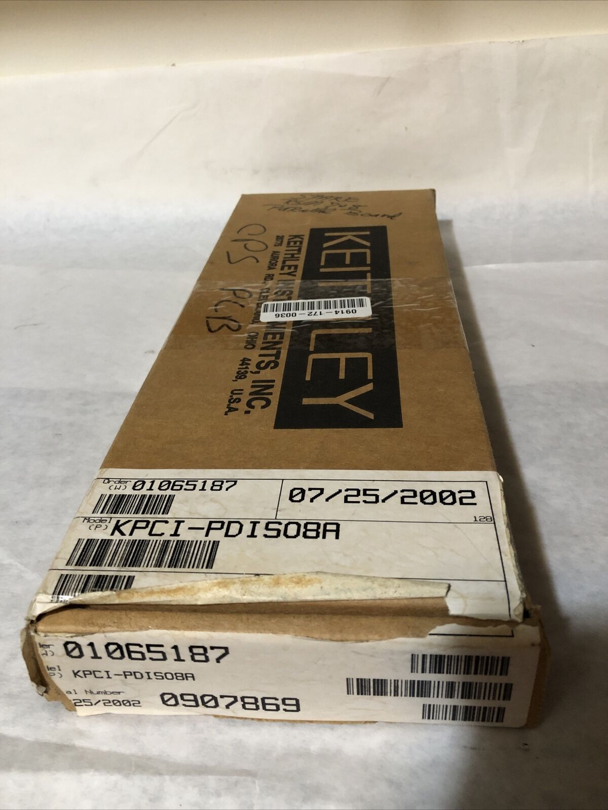 Keithley Kpci-Pdiso8a,Kpci-Pdis08a Rsm 7 & 8 Parallel I/O Card Kpci-Pio32ioa,Bx